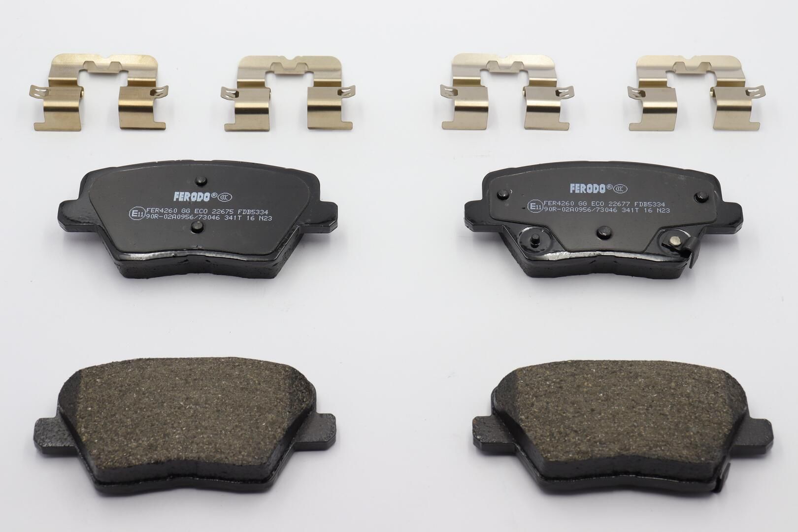 Bremsbelagsatz, Scheibenbremse