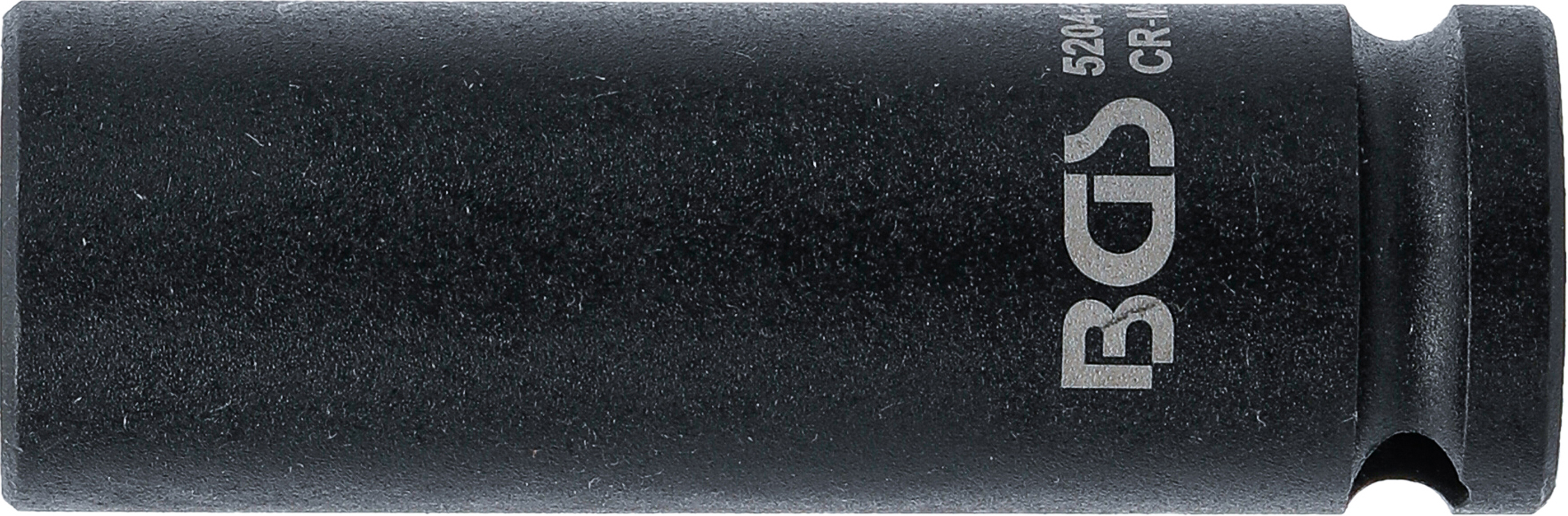 BGS Kraft-Steckschlüssel-Einsatz E-Profil, tief | Antrieb Innenvierkant 12,5 mm (1/2") | SW E20