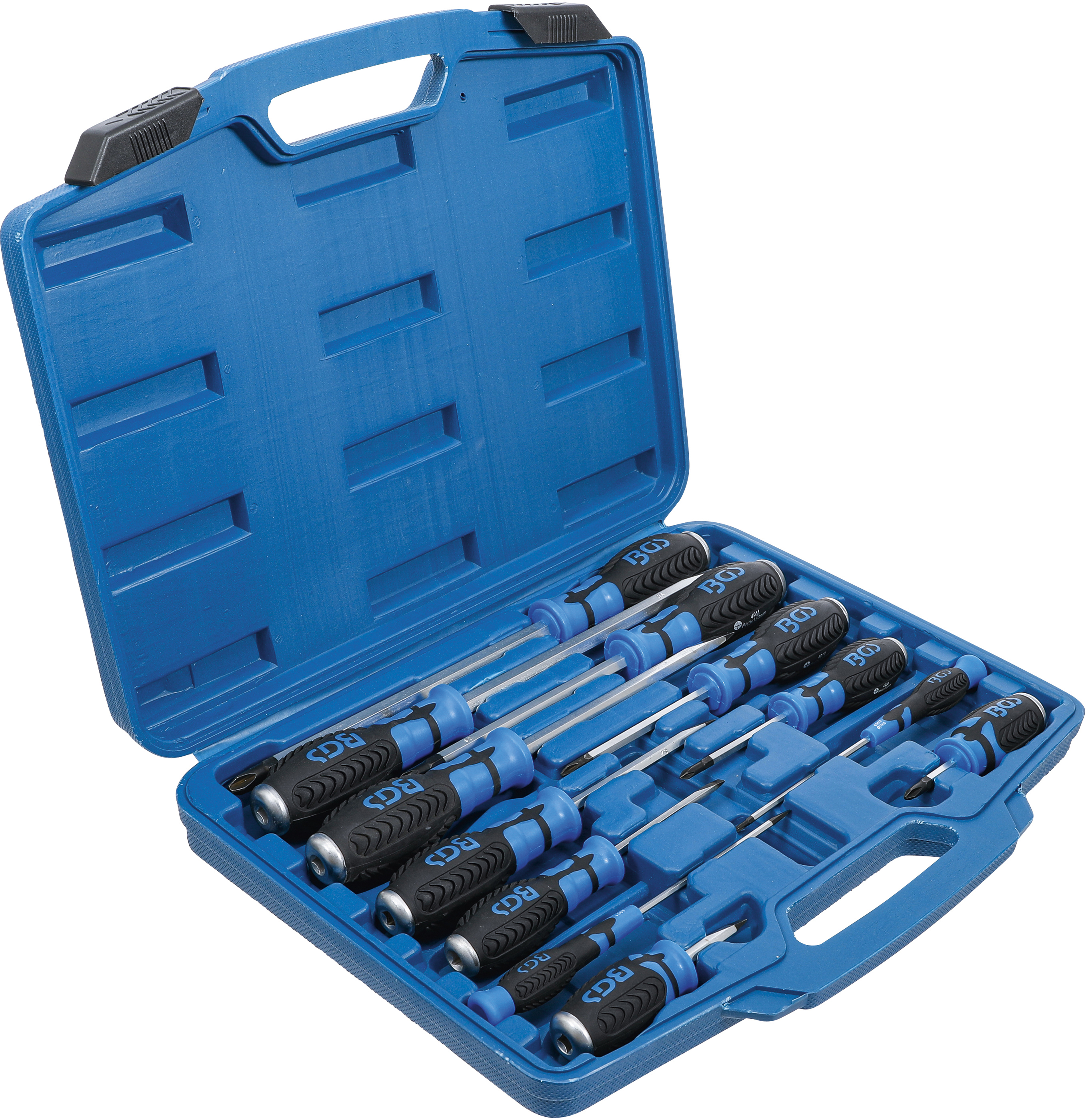 BGS Schraubendreher-Satz | mit 6,3 mm (1/4") Innenvierkant | 12-tlg.