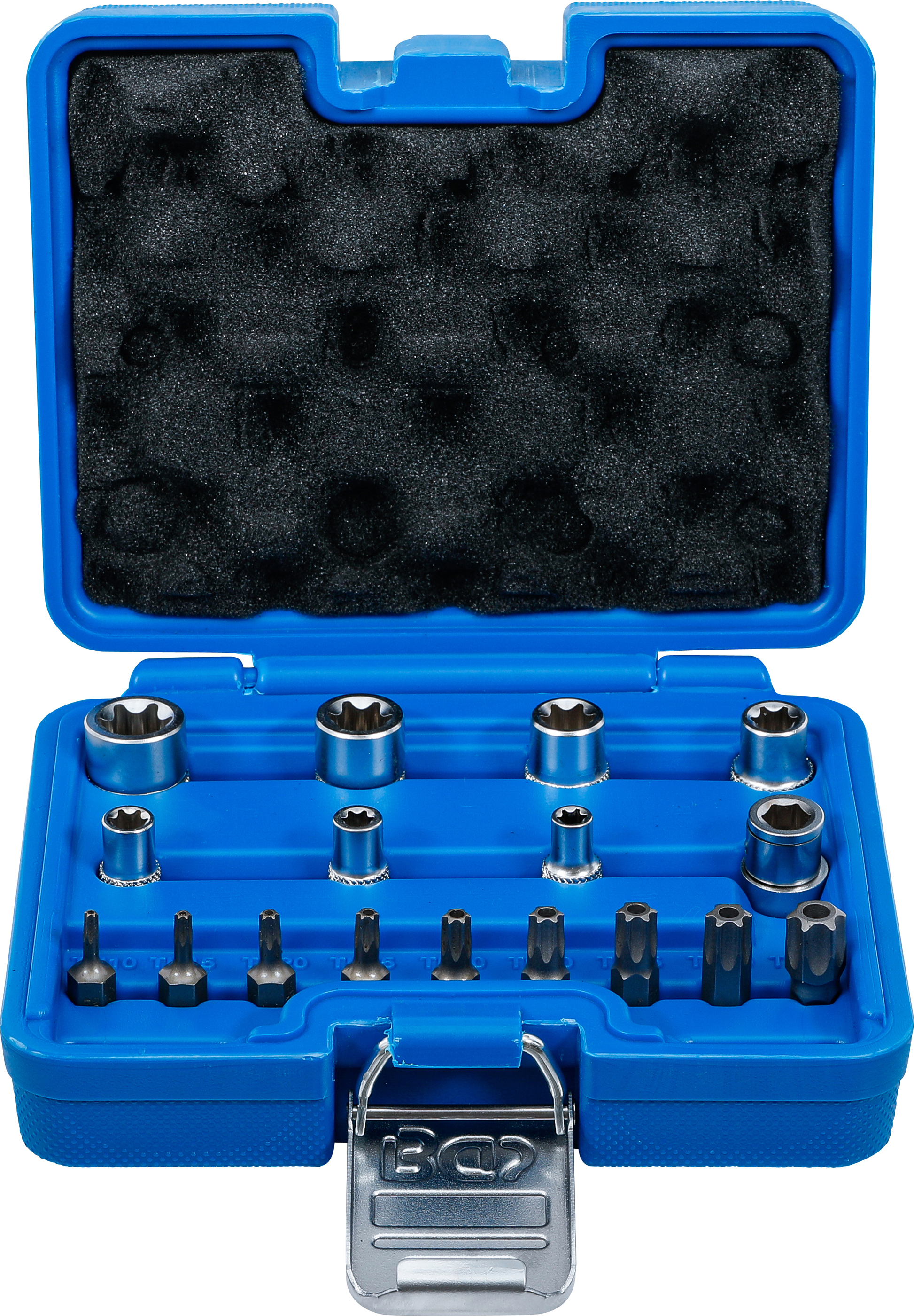 BGS Bit- und Steckschlüssel-Satz | E-Profil / T-Profil (für Torx) | 17-tlg.