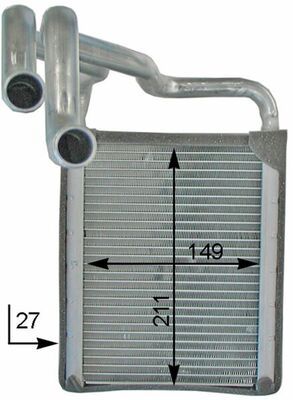 Wärmetauscher, Innenraumheizung