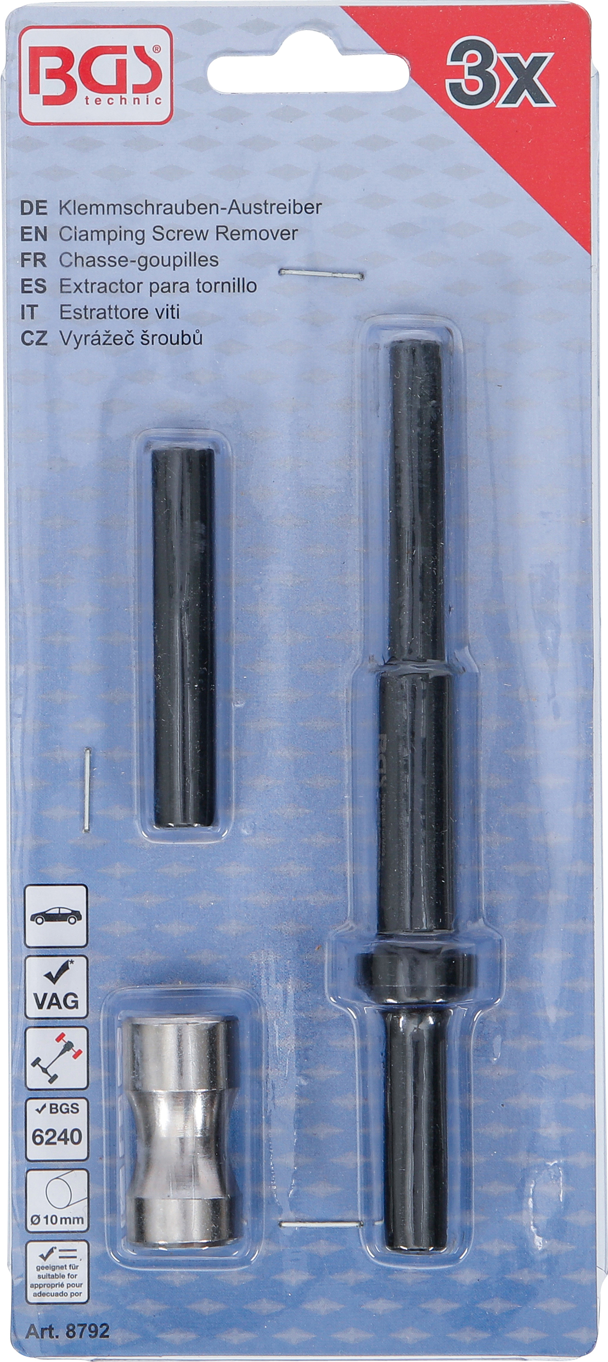 BGS Klemmschrauben-Austreiber | für VAG 4-Lenker-Achsen