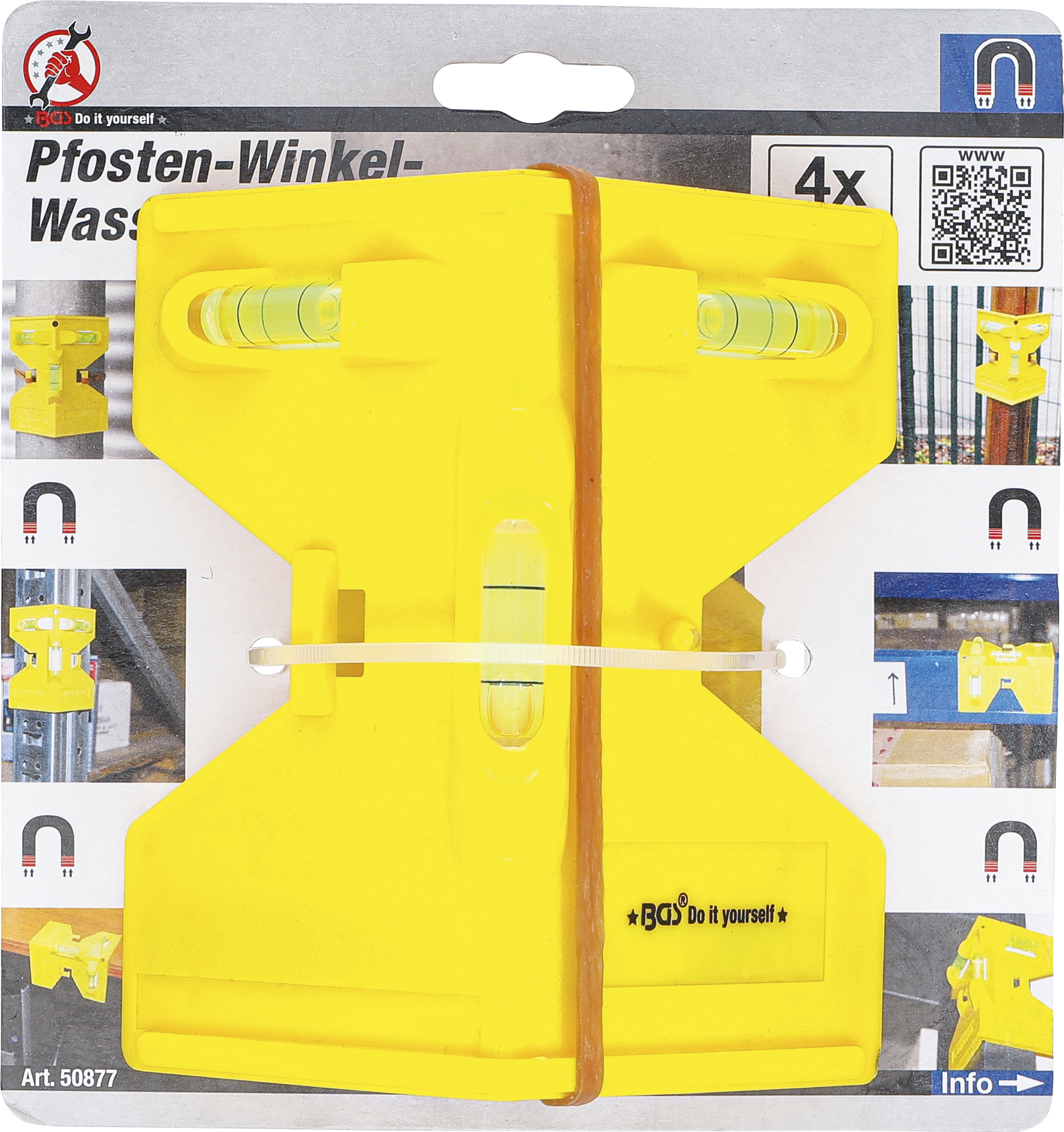 BGS Pfosten-Winkel-Wasserwaage