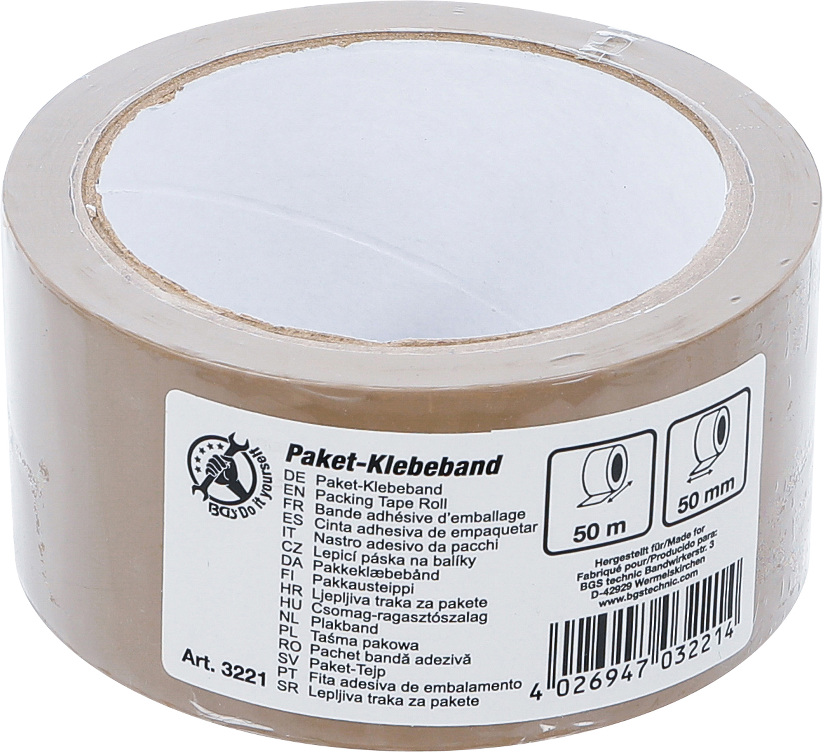 BGS Paket-Klebeband | braun | 50 mm x 50 m