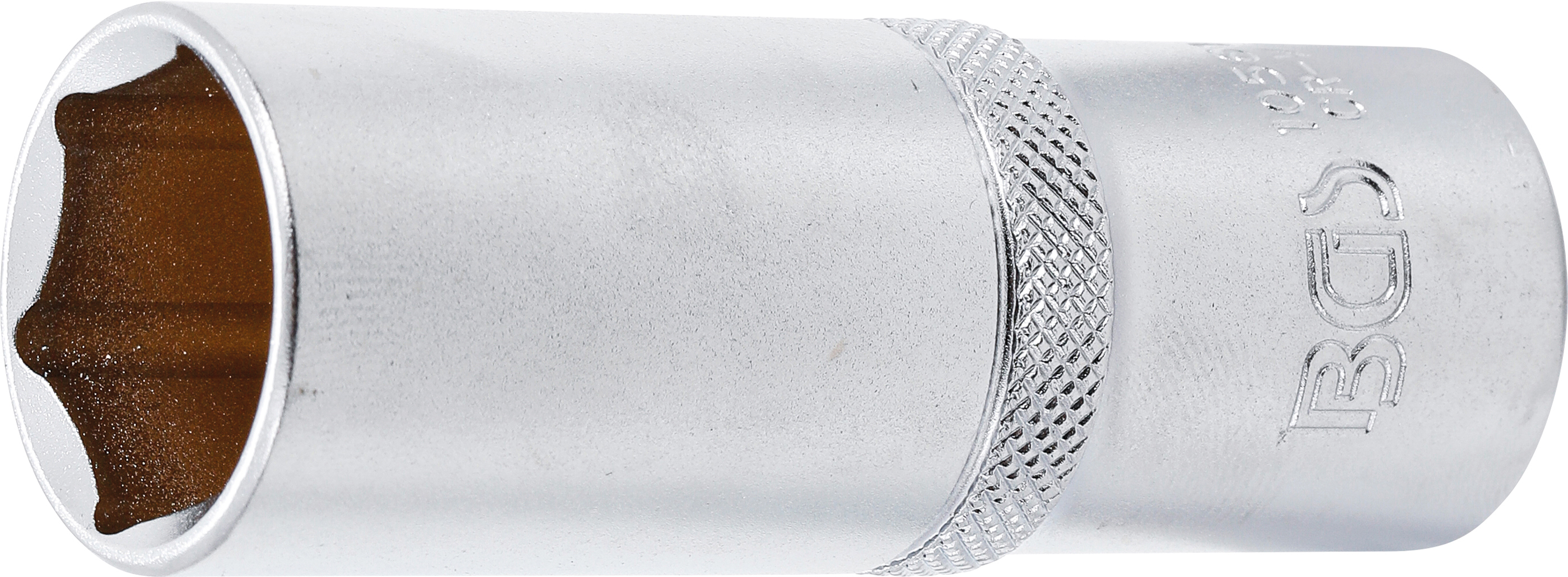 BGS Steckschlüssel-Einsatz Sechskant, tief | Antrieb Innenvierkant 12,5 mm (1/2") | SW 21 mm