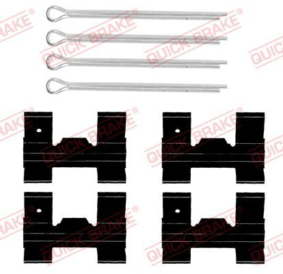 Zubehörsatz, Scheibenbremsbelag