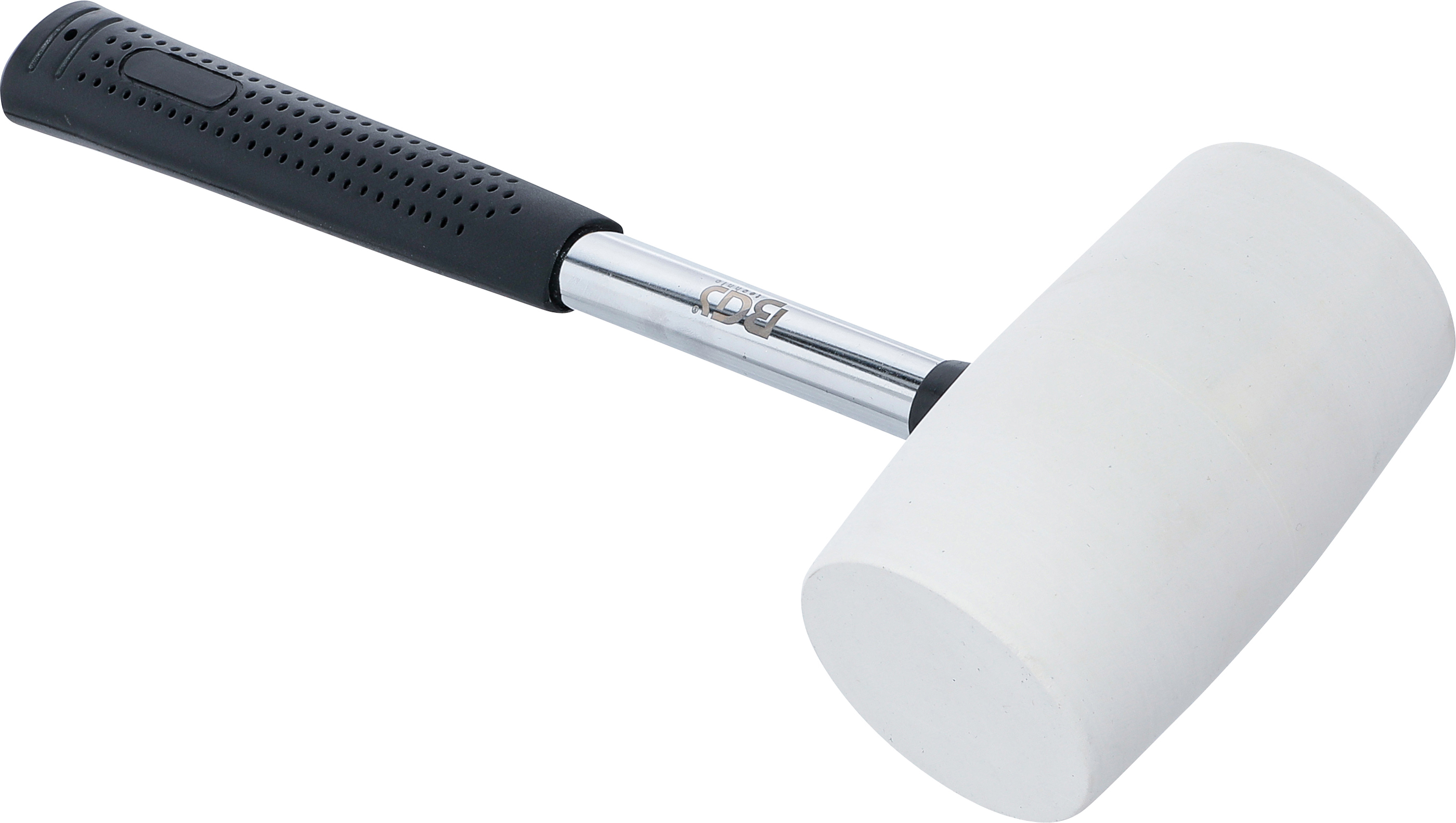 BGS Gummihammer | Metall-Stiel | weißer Kopf | Ø 64 mm | 750 g