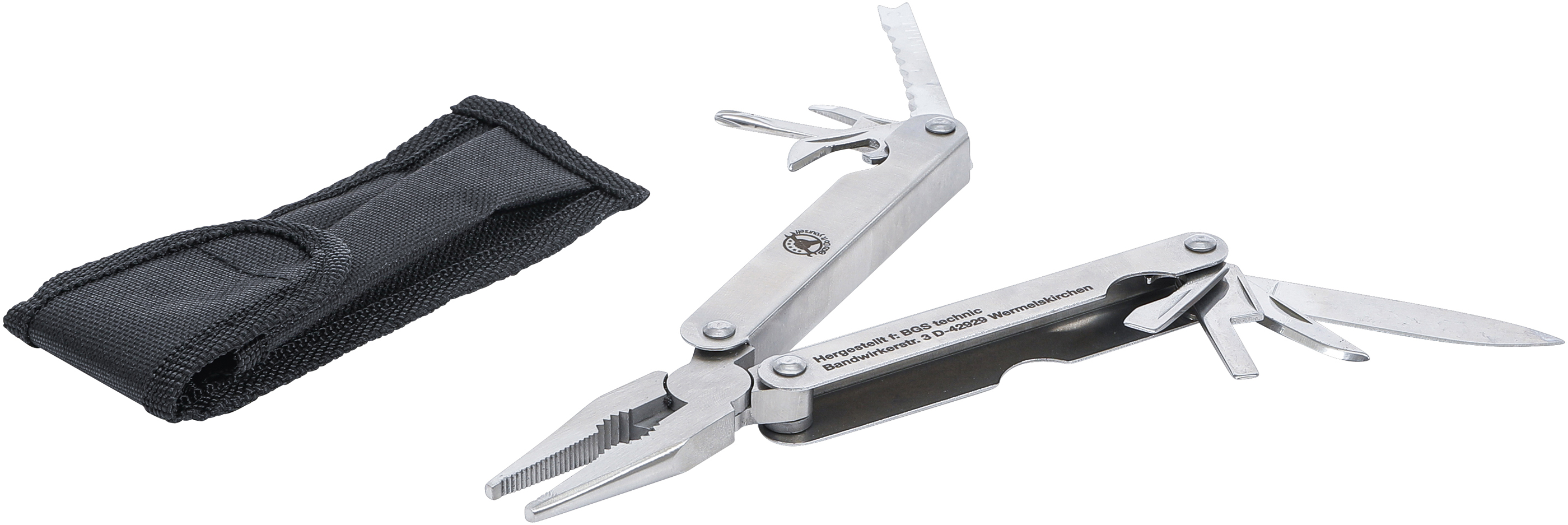 BGS Multifunktionswerkzeug mit Zange | 12-IN-1 | 160 mm