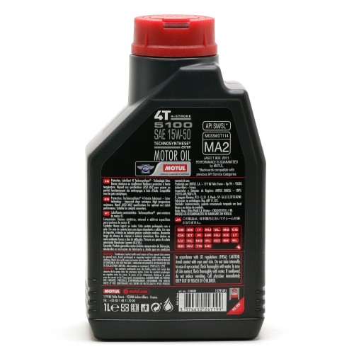 15W-50 Motul 5100 Motorrad Motoröl 1 Liter