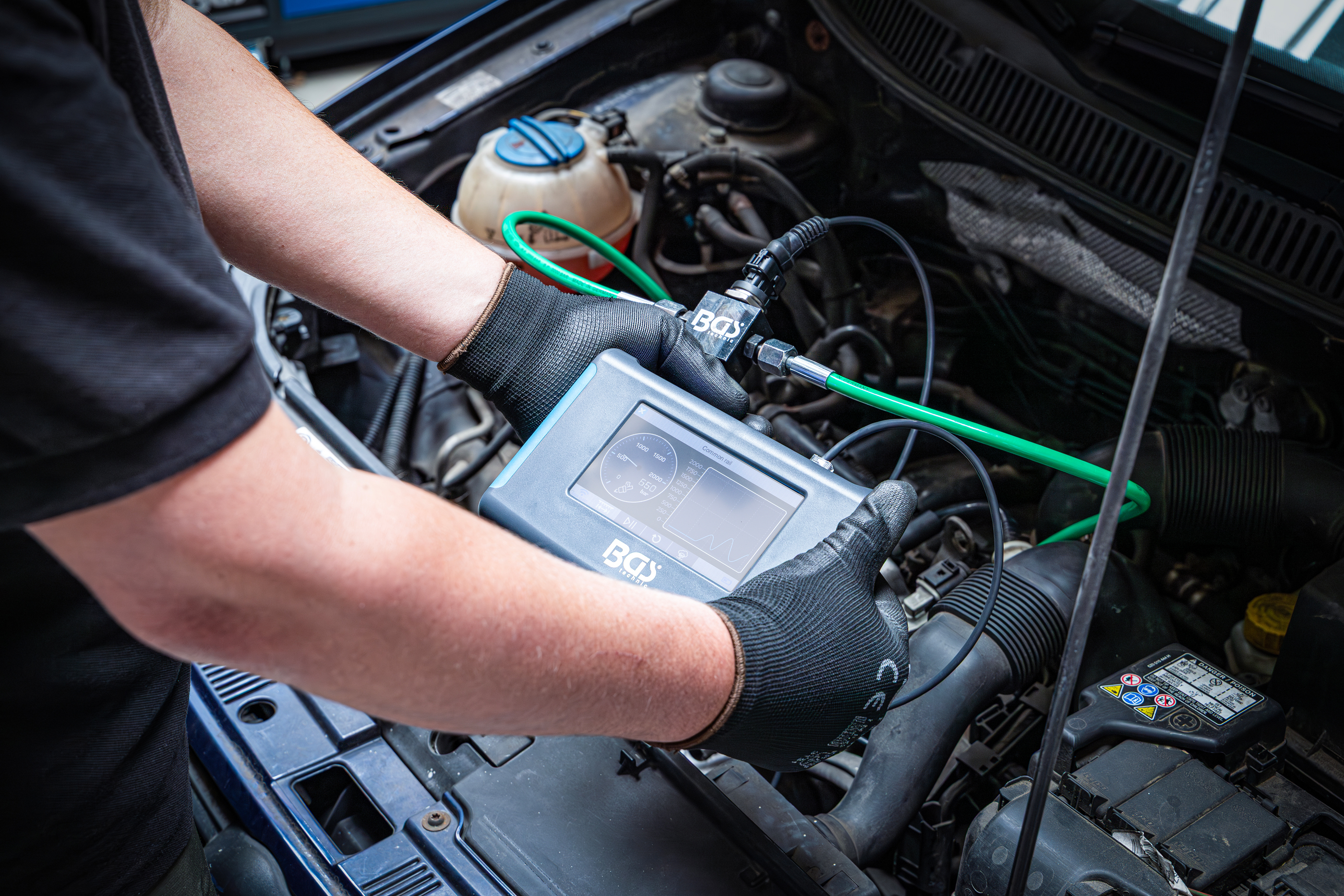 BGS Common-Rail-Hochdruck-Tester | für Digitaler Druck- und Kompressionstester Art. 63410