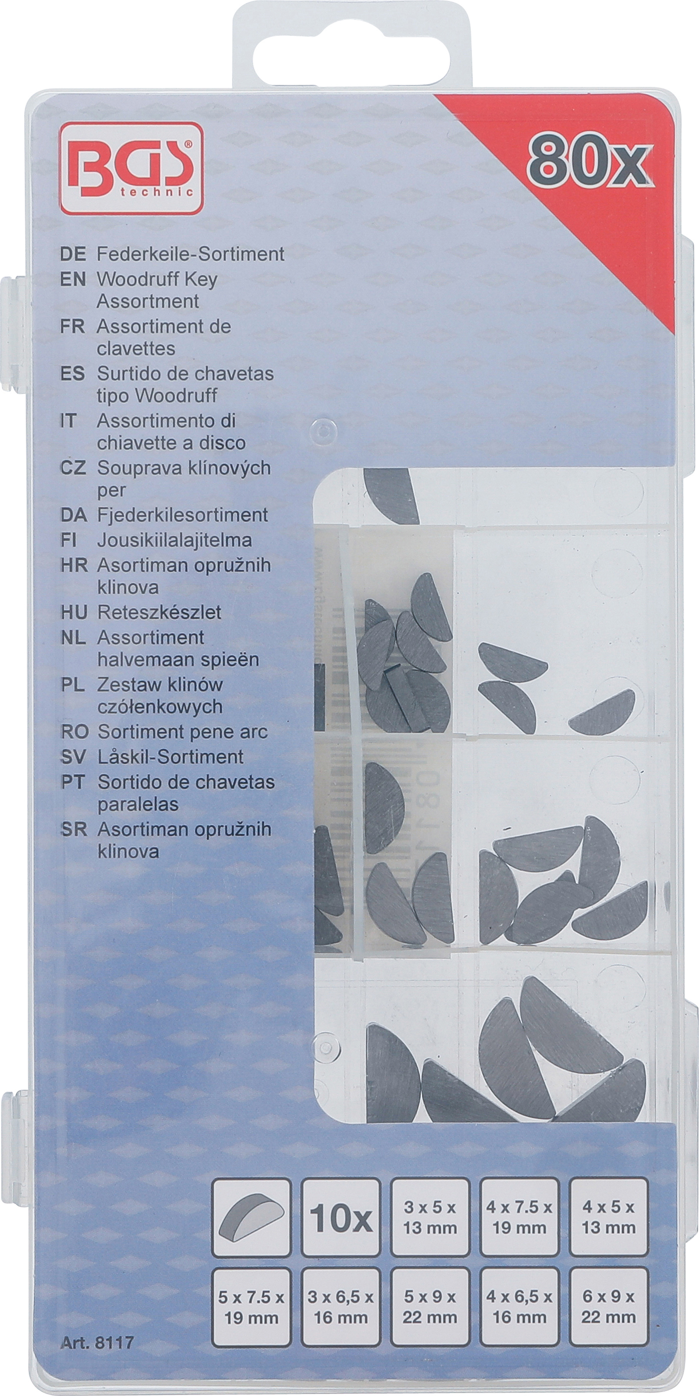 BGS Federkeile-Sortiment | 80-tlg.