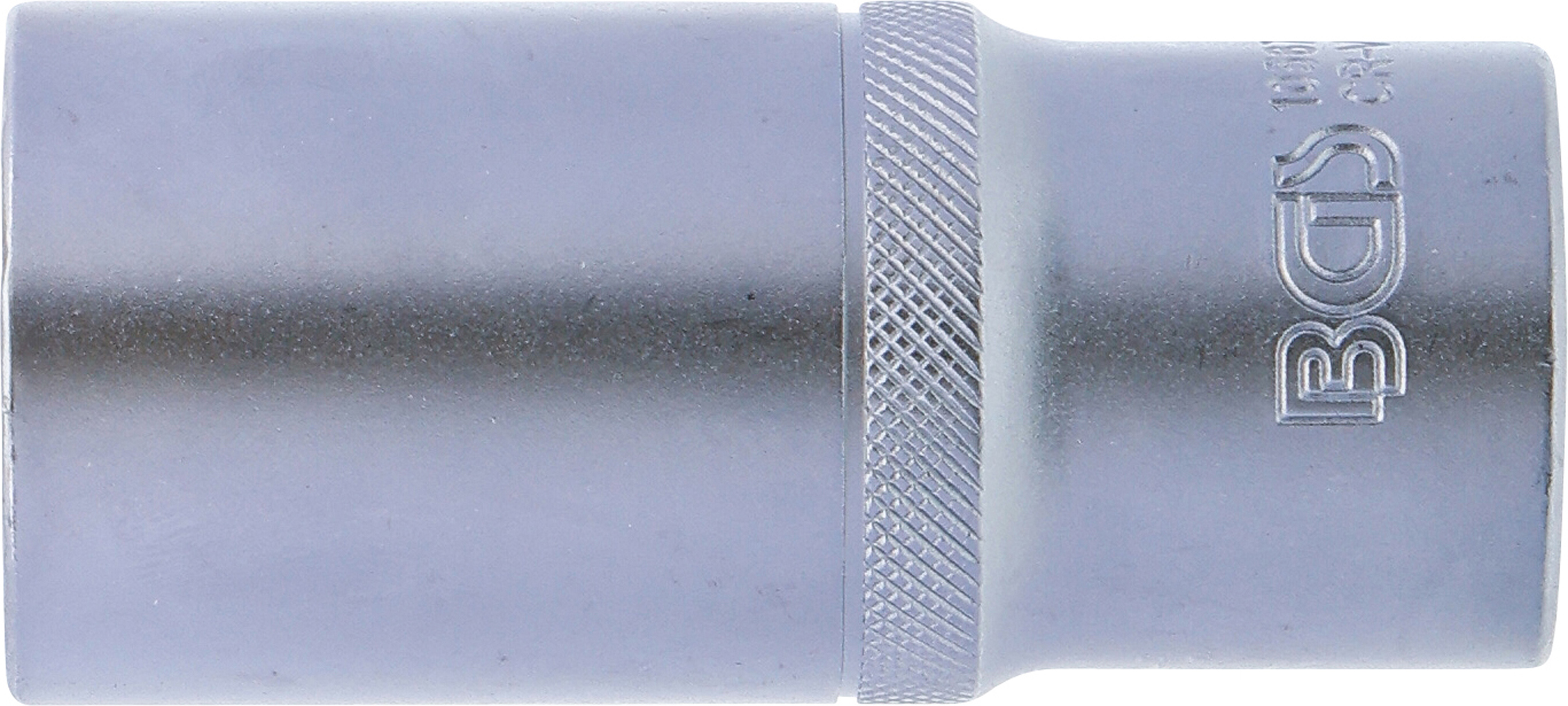 BGS Steckschlüssel-Einsatz Sechskant, tief | Antrieb Innenvierkant 12,5 mm (1/2") | SW 27 mm