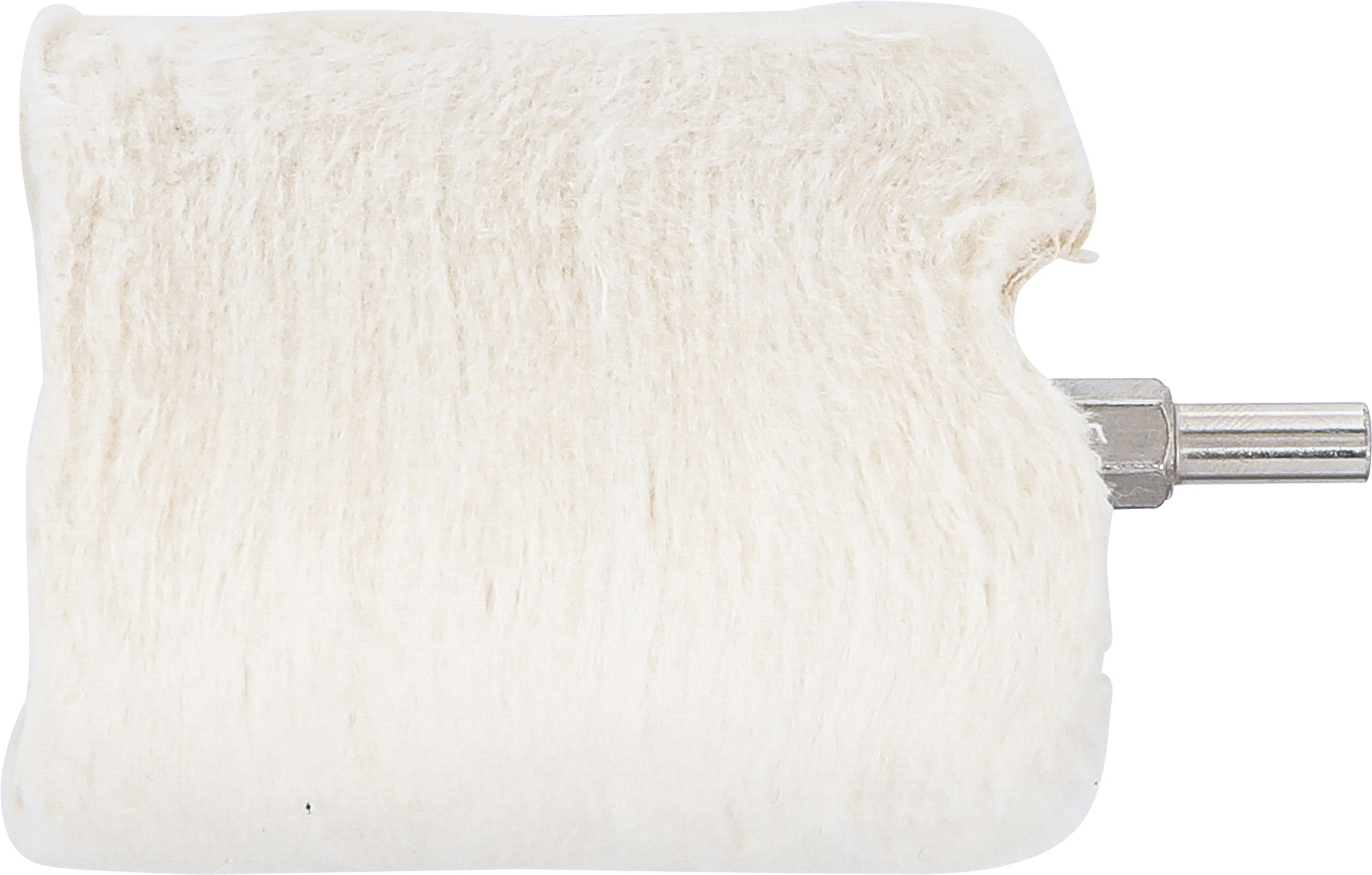 BGS Polierkopf | Zylinderform | Antrieb Außensechskant 6,3 mm (1/4")