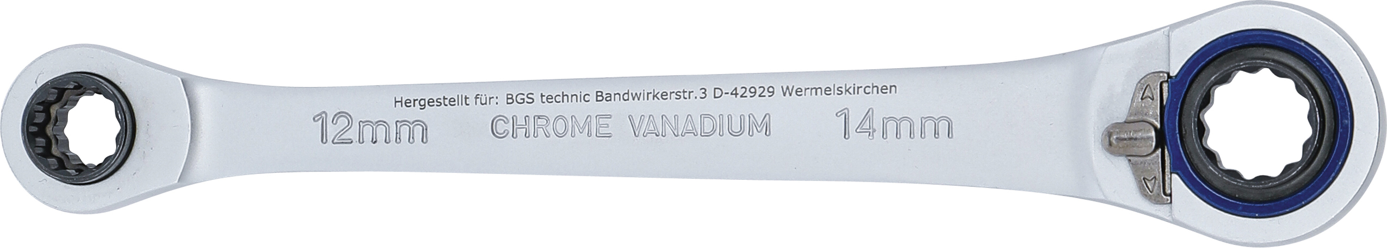BGS Ratschen-Ringschlüssel "4 in 1" | SW 10 x 12, 14 x 17 mm