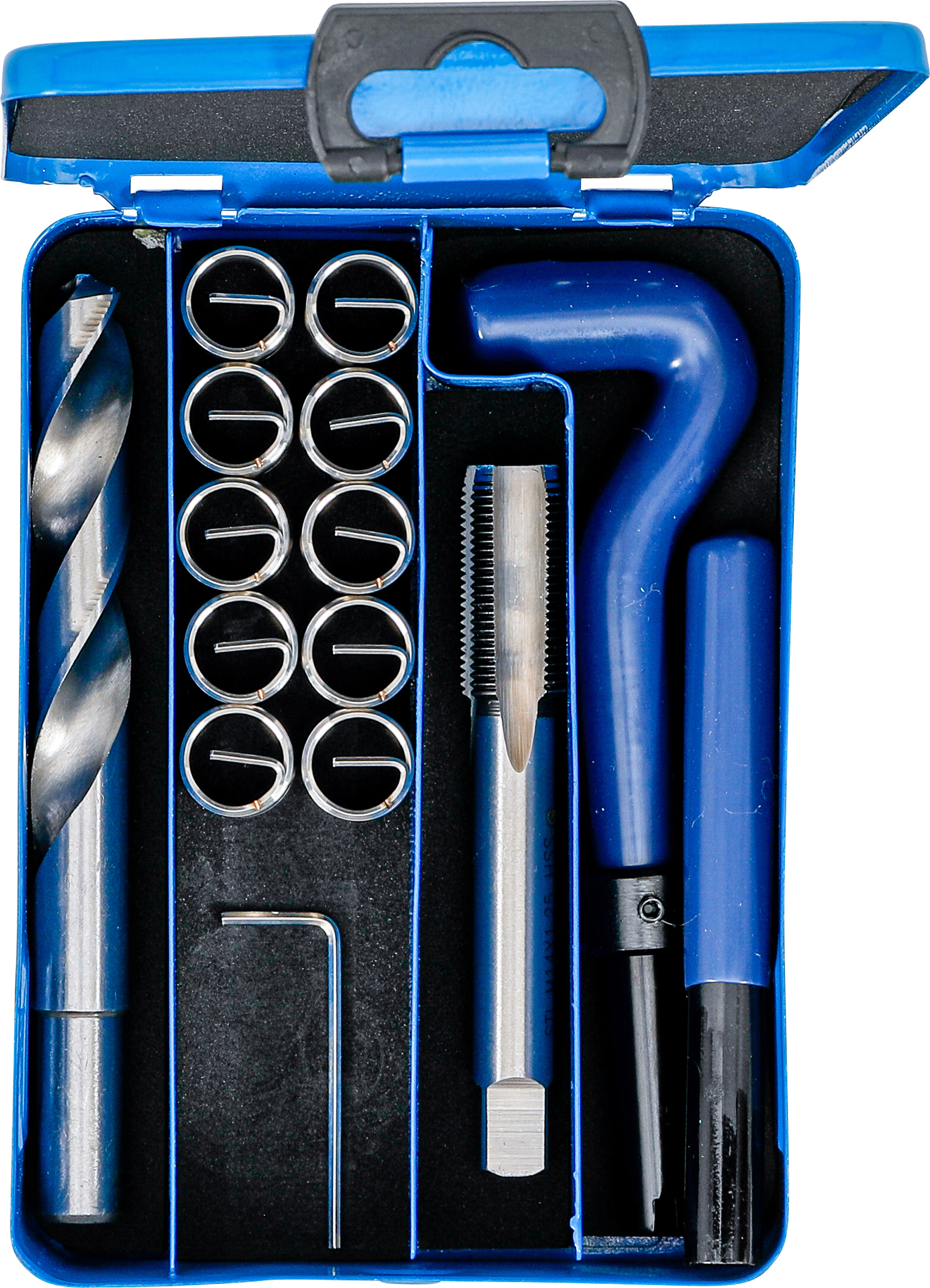 BGS Gewinde-Reparatursatz | M14 x 1,25 | 14-tlg.