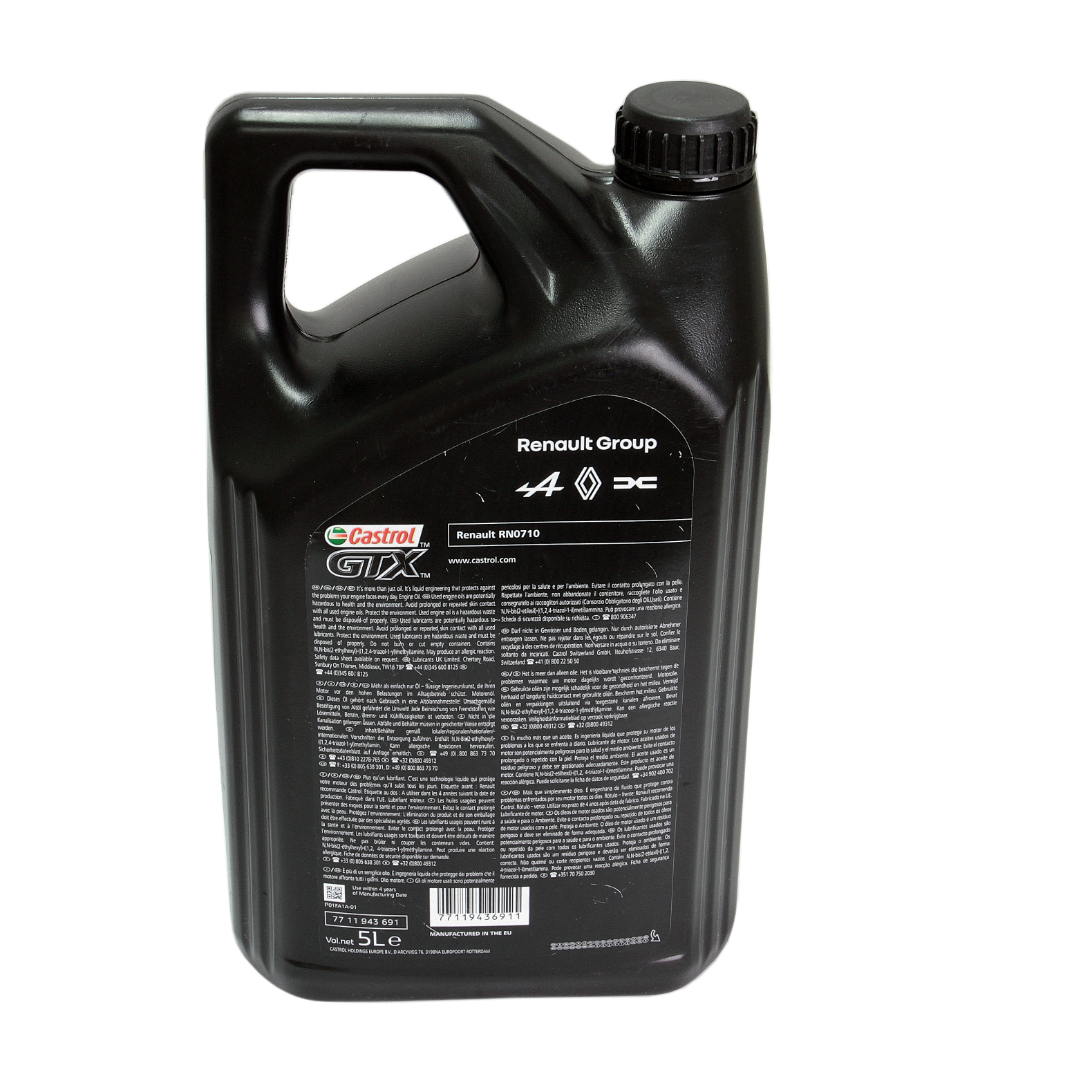 5W-40 Original RENAULT RN-SPEC RN710 Motoröl 5 Liter