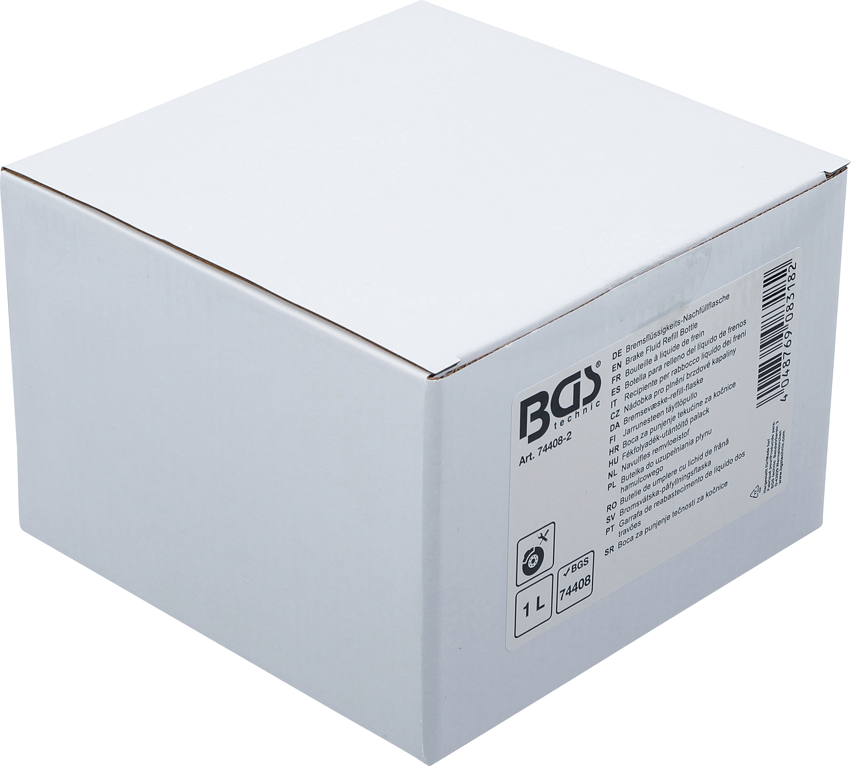 BGS Bremsflüssigkeits-Nachfüllflasche | 1 l | für Art. 74408