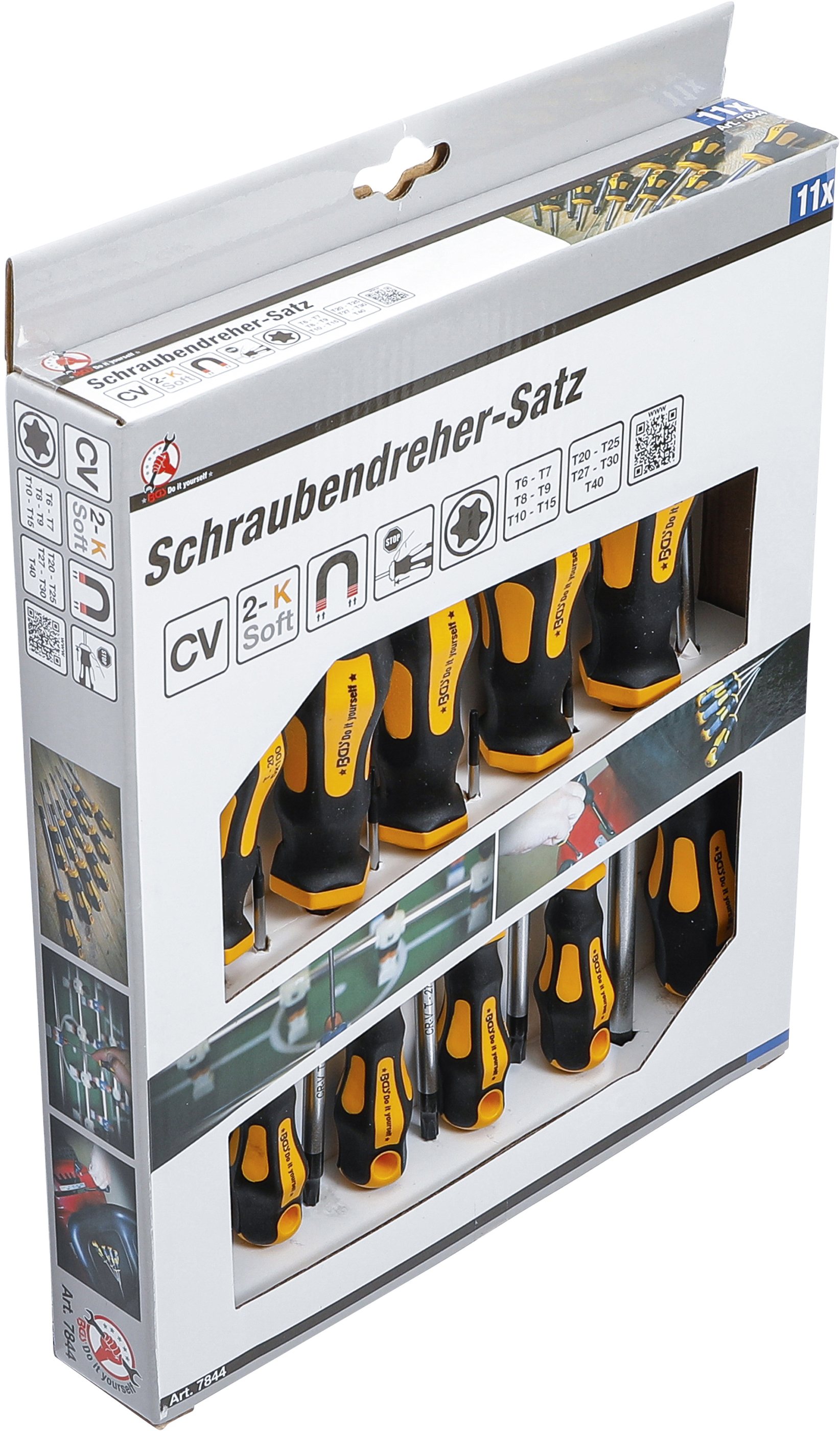 BGS Schraubendreher-Satz | T-Profil (für Torx) T6 - T40 | 11-tlg.