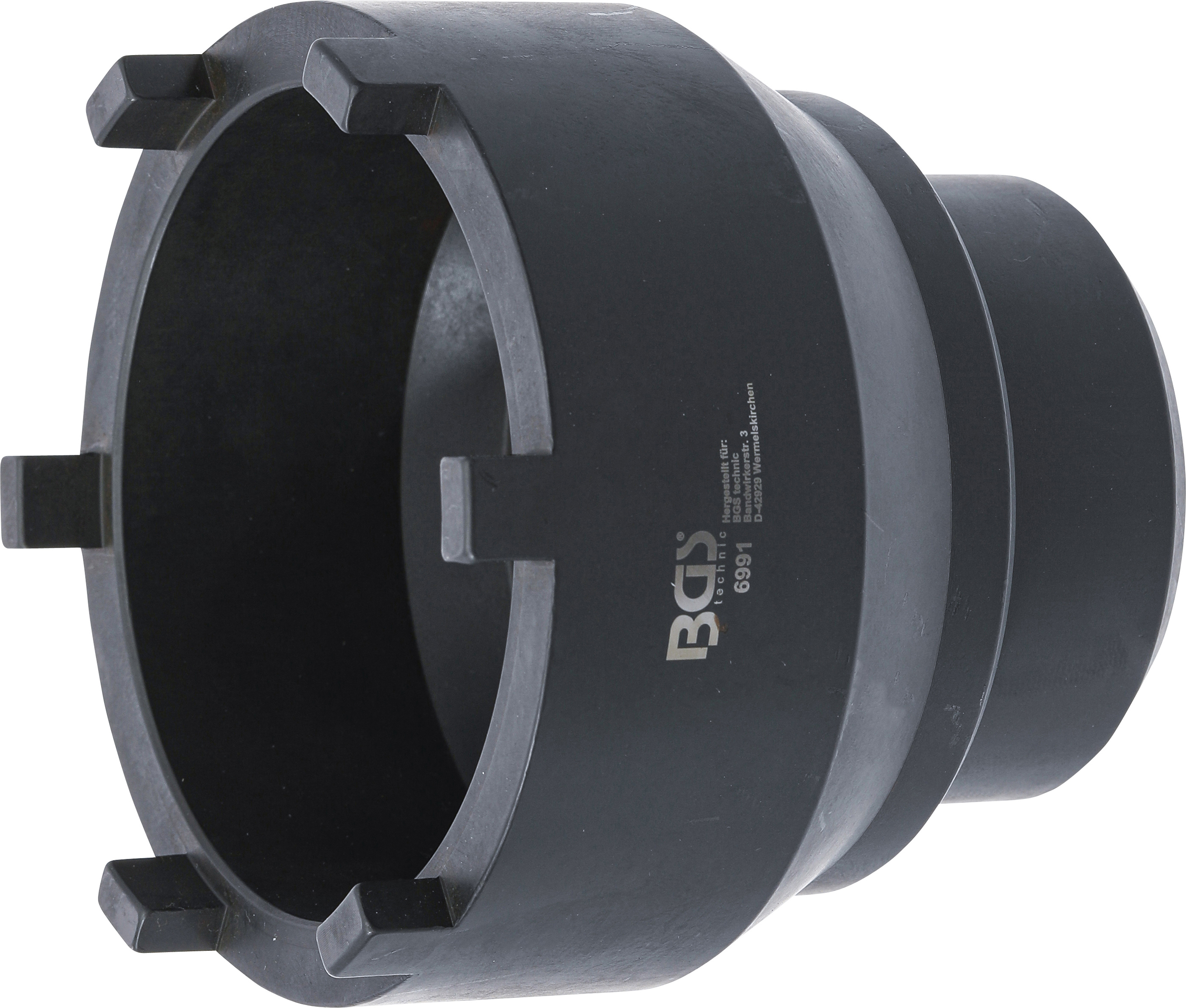 BGS Hinterachs-Nutmuttern-Schlüssel | für Mercedes-Benz, MAN 10/13 t NR7/4 | SW 101 mm