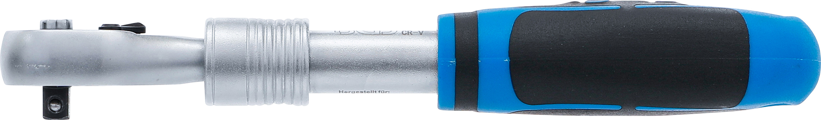 BGS Umschaltknarre, ausziehbar | Abtrieb Außenvierkant 6,3 mm (1/4") | 190 - 225 mm