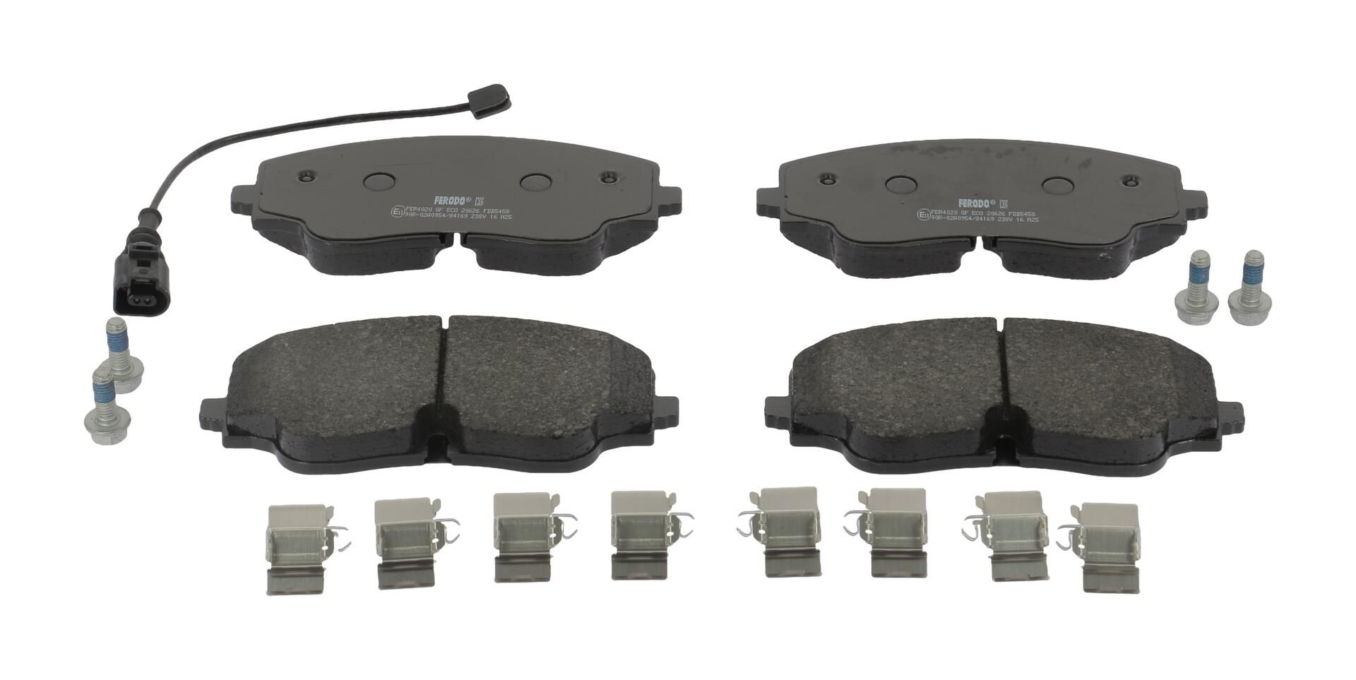 Bremsbelagsatz, Scheibenbremse