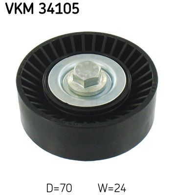 Umlenk-/Führungsrolle, Keilrippenriemen