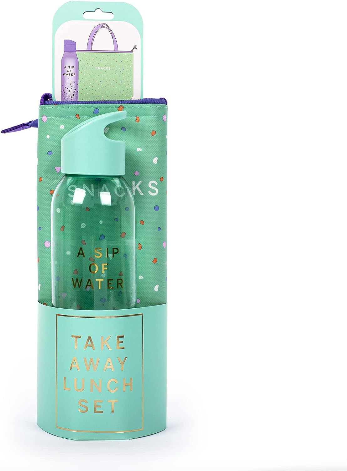 Tri-coastal Design - Mittagessen, bestehend aus Einer Mittagsbeutel-End- und Plastikflasche mit Haken (Hüttenprüfung)