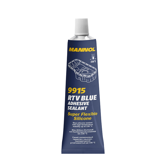 Mannol 9915 RTV Blue Adhesive Sealant Silikon Dichtstoff 85g