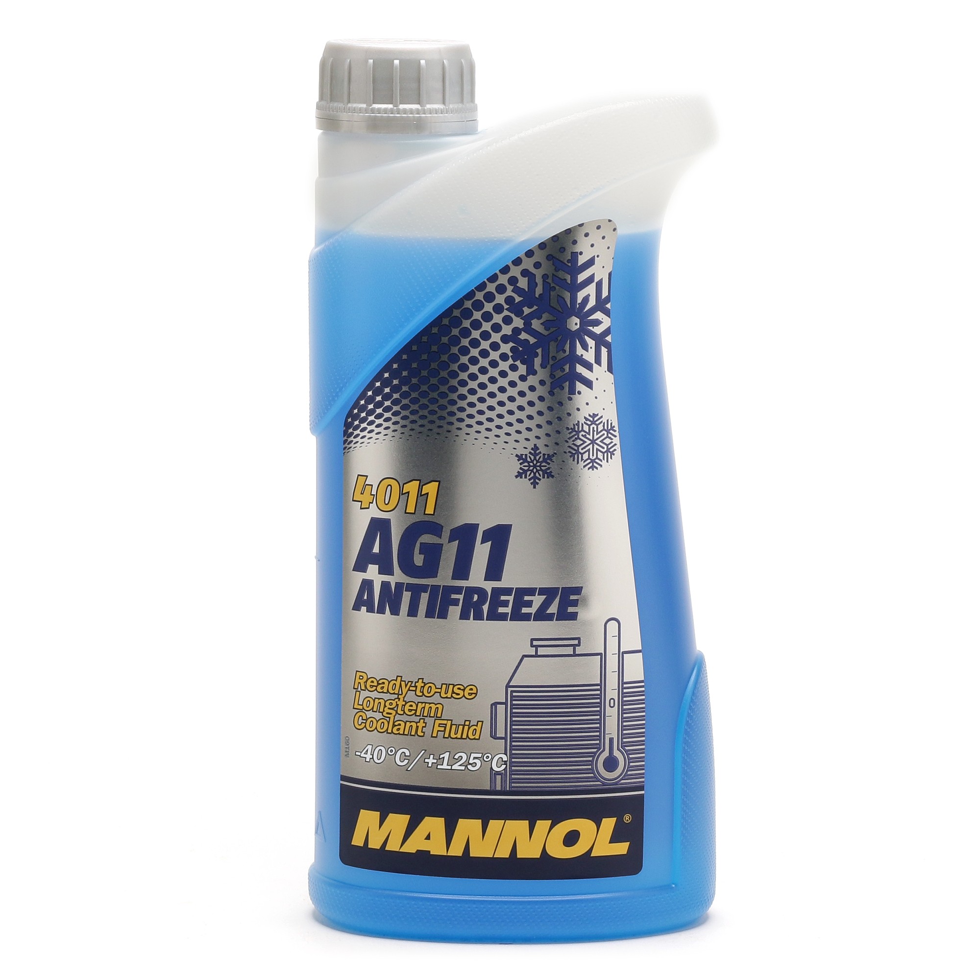 Mannol 4011 Kühlerfrostschutz Antifreeze AG11 Longterm -40 Fertigmischung 1 Liter