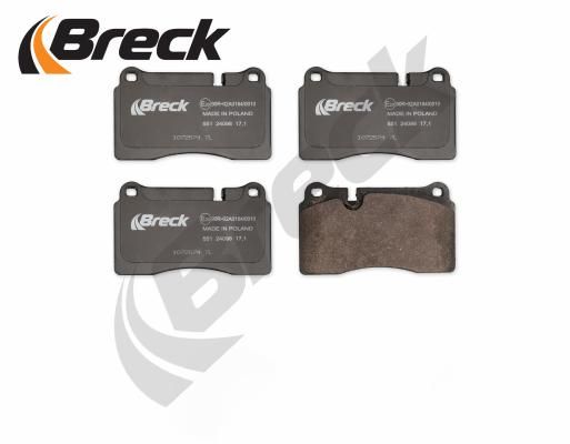 Bremsbelagsatz, Scheibenbremse