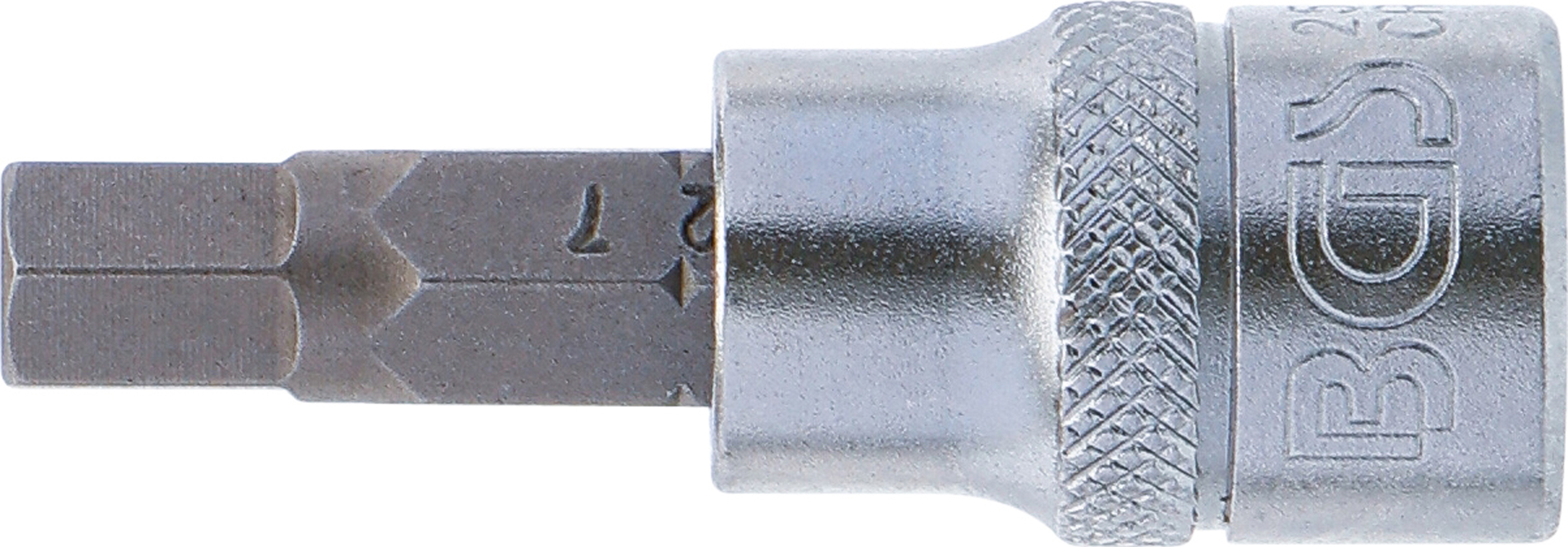 BGS Bit-Einsatz | Antrieb Innenvierkant 10 mm (3/8") | Innensechskant 7 mm