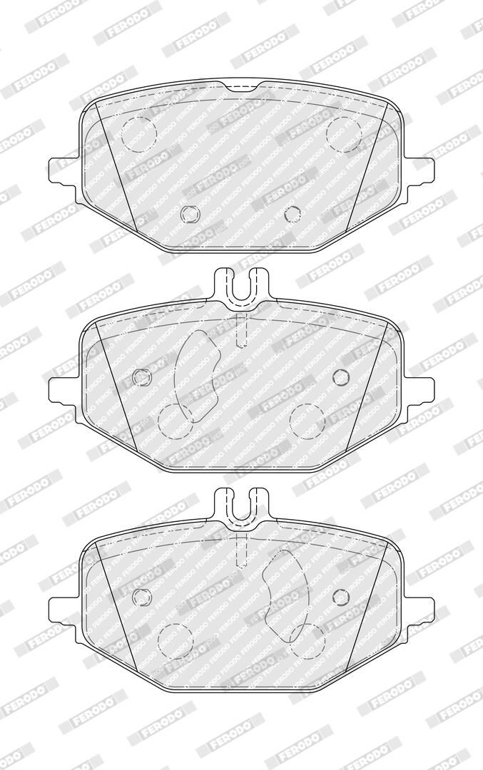 Bremsbelagsatz, Scheibenbremse