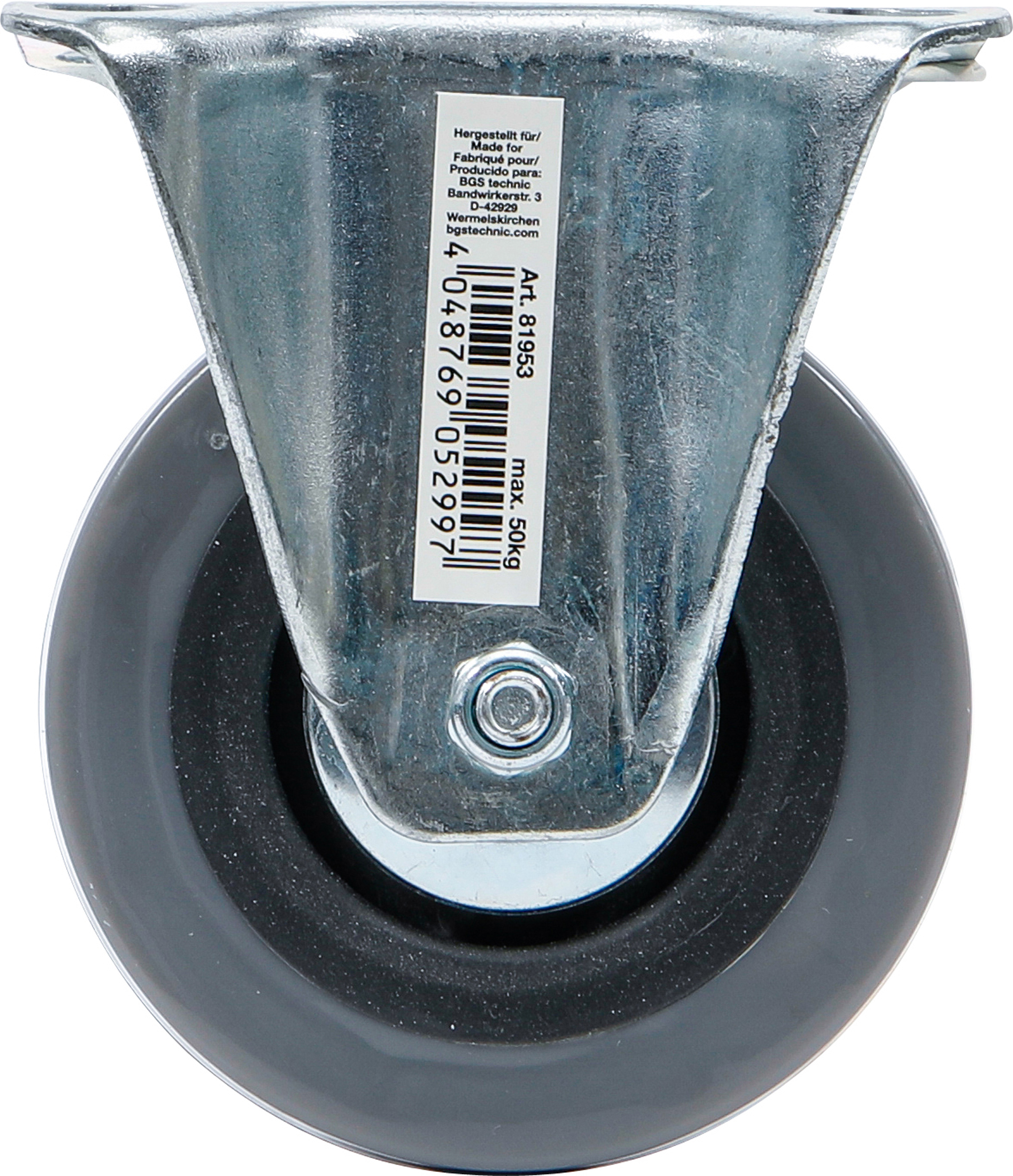 BGS Bockrolle | mit Anschraubsockel | Ø 75 mm