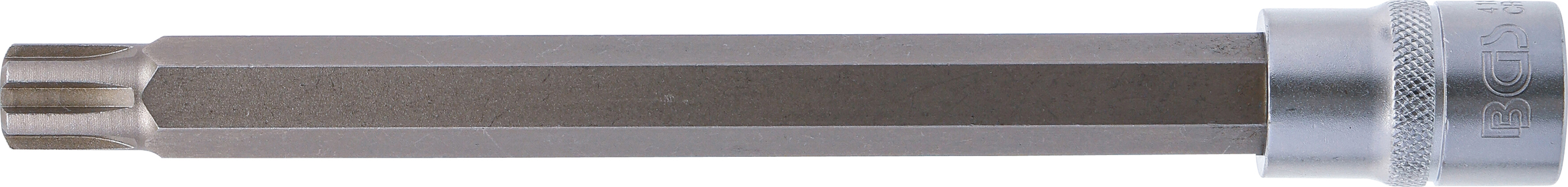 BGS Bit-Einsatz | Länge 200 mm | Antrieb Innenvierkant 12,5 mm (1/2") | Keil-Profil (für RIBE) M14