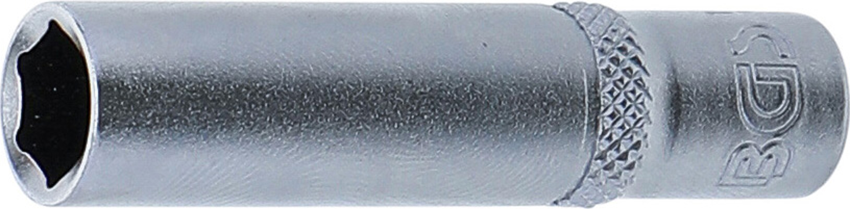 BGS Steckschlüssel-Einsatz Sechskant, tief | Antrieb Innenvierkant 6,3 mm (1/4") | SW 5/16"
