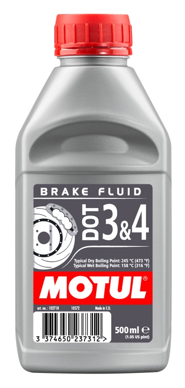 Motul 102718 Bremsflüssigkeit DOT 3+4 Brake Fluid 500 ml