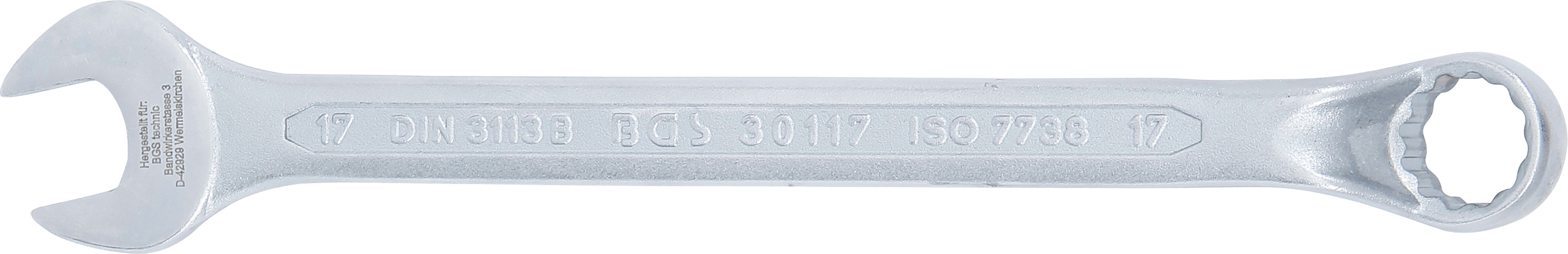 BGS Maul-Ringschlüssel, gekröpft | SW 17 mm