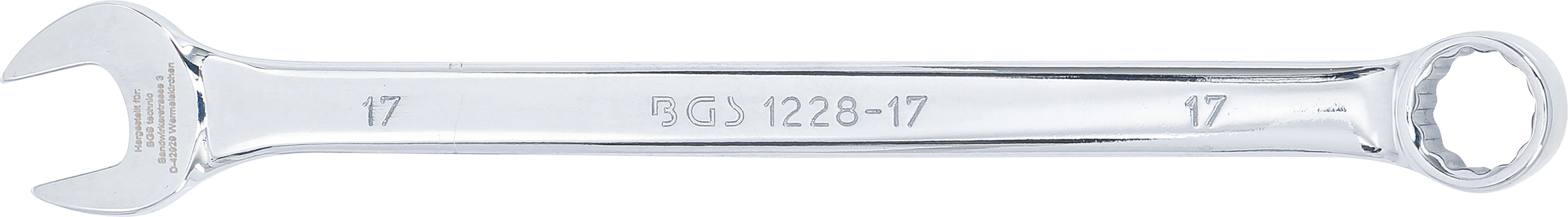 BGS Maul-Ringschlüssel | extra lang | SW 17 mm