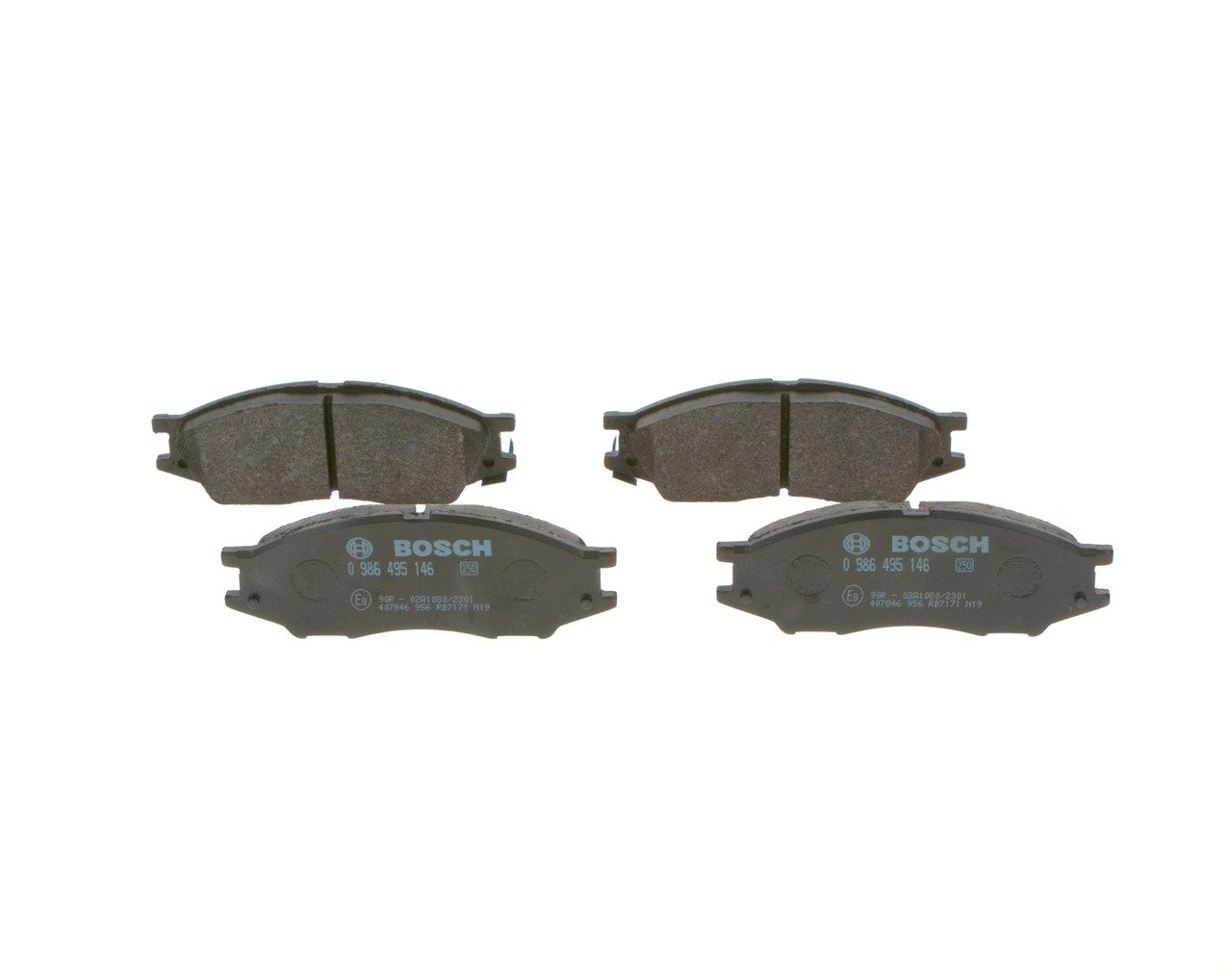 Bremsbelagsatz, Scheibenbremse 0 986 495 146 “BOSCH”