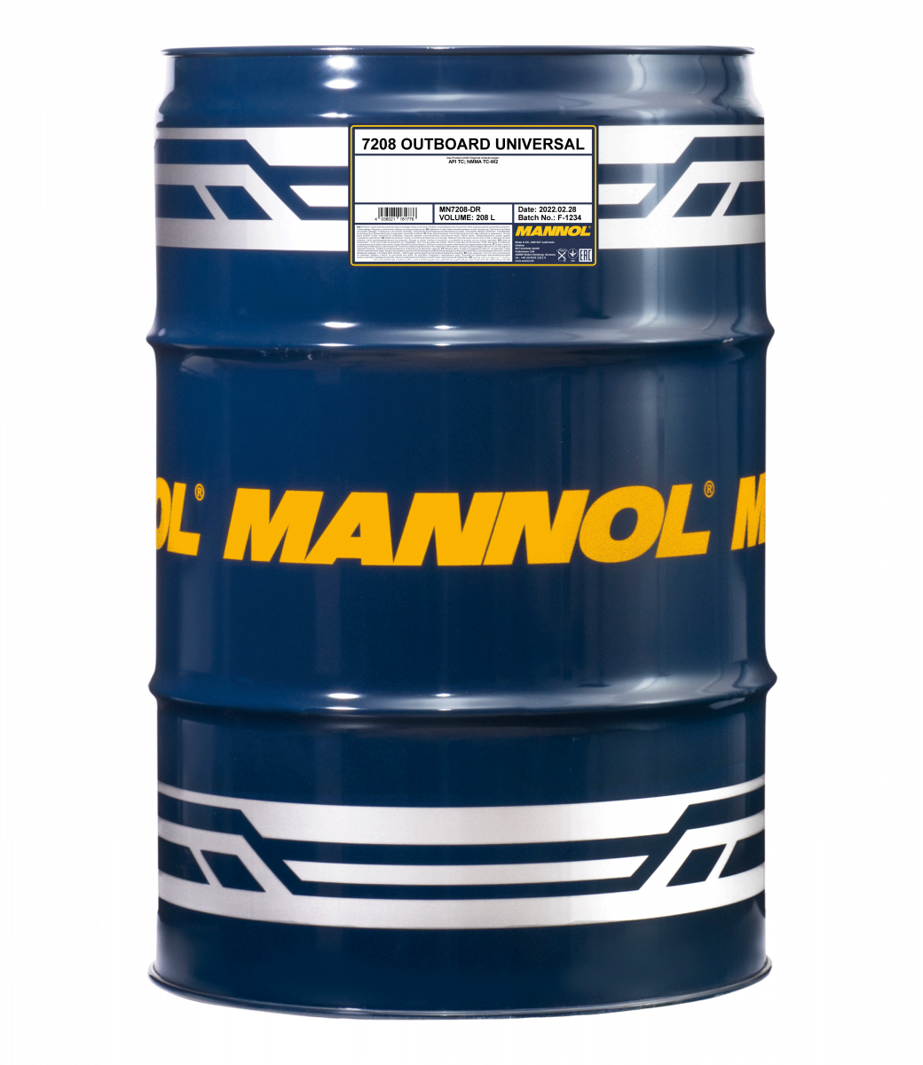 Mannol 2-Takt 7208 Outboard Universal Motoröl 208 Liter
