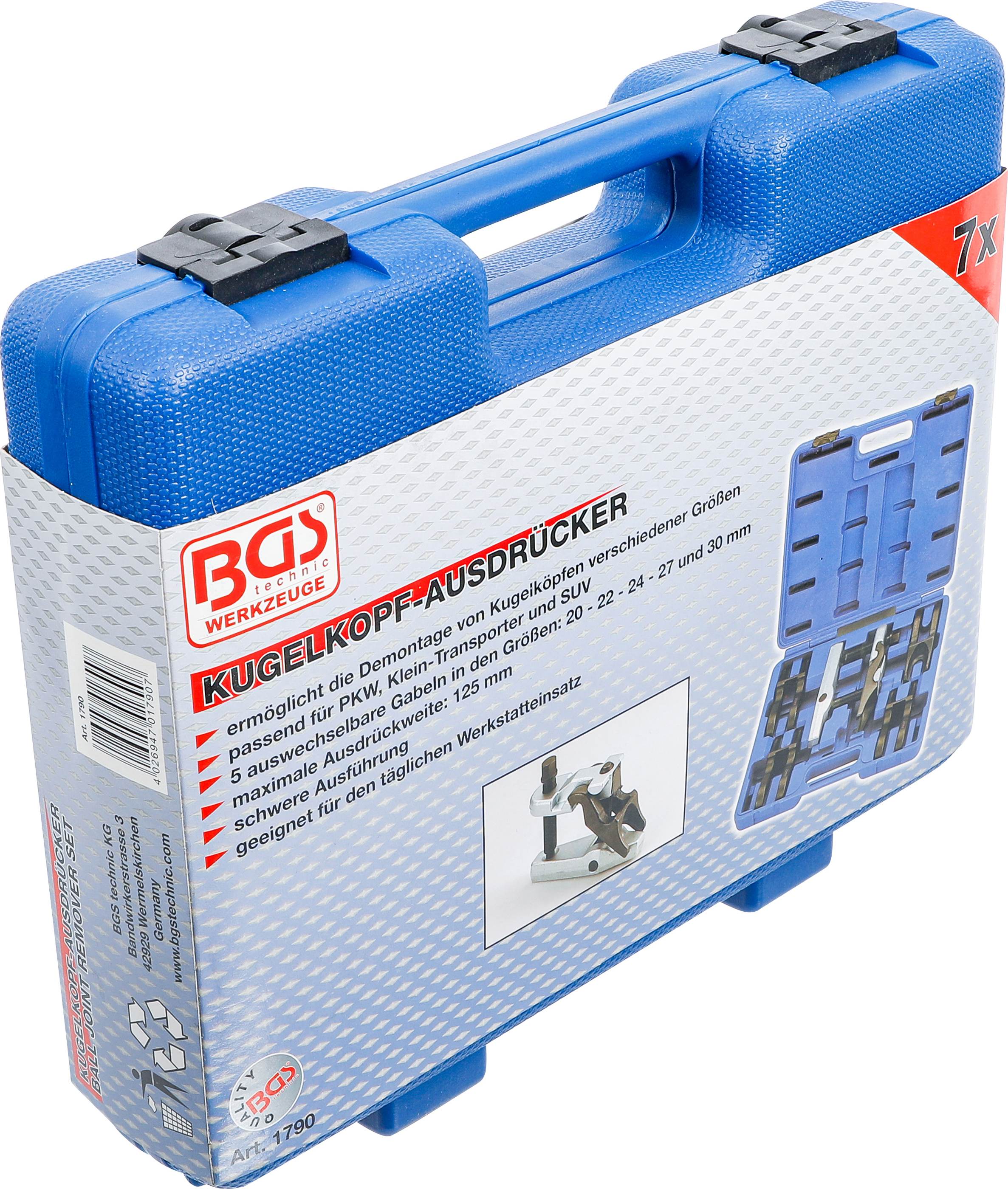 BGS Kugelkopf-Satz | 7-tlg.