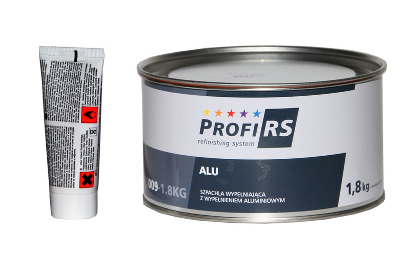Profirs 0RS009 Aluminium Spachtel mit Härter Alu Spachtel Grau 1,8 kg