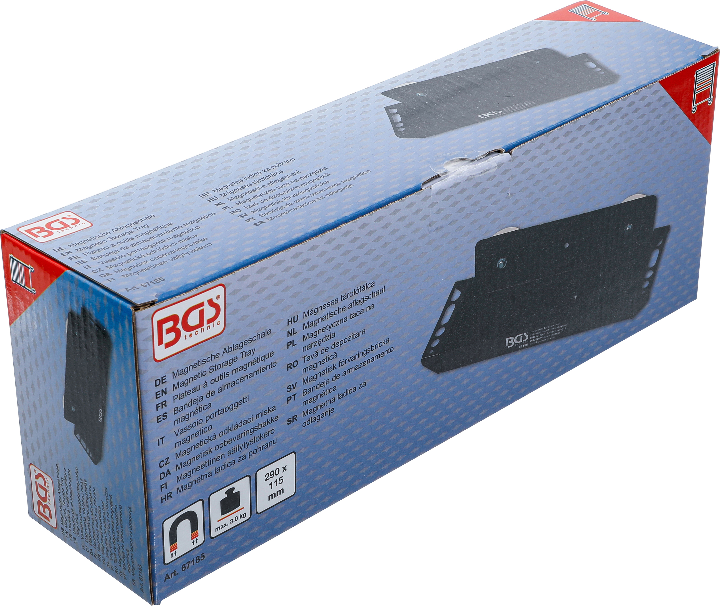 BGS Magnetische Ablageschale | mit seitlichem Schraubendreher-Halter