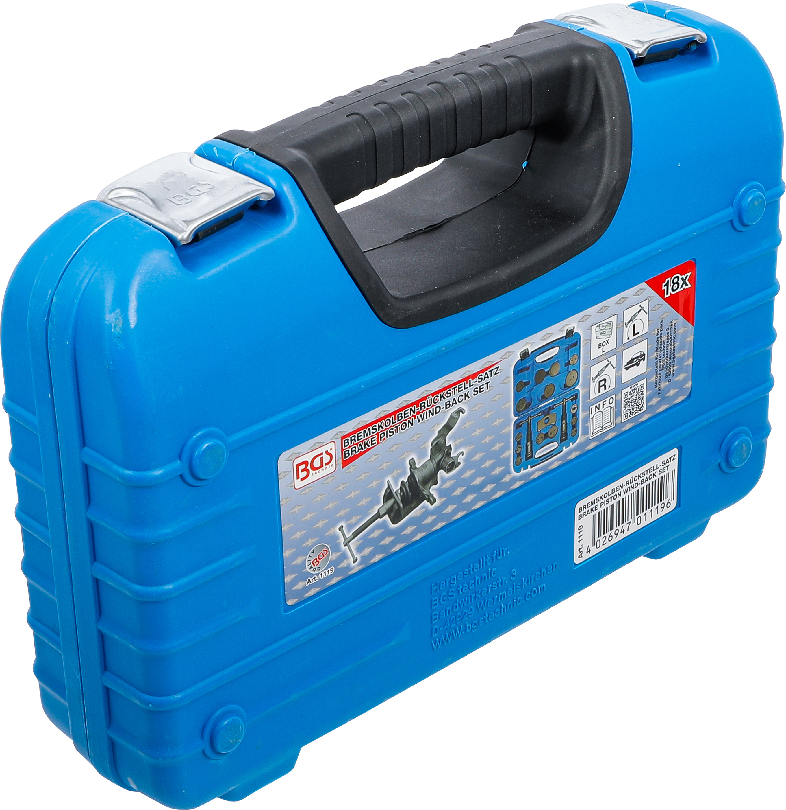 BGS Bremskolben-Rückstell-Satz | 18-tlg.
