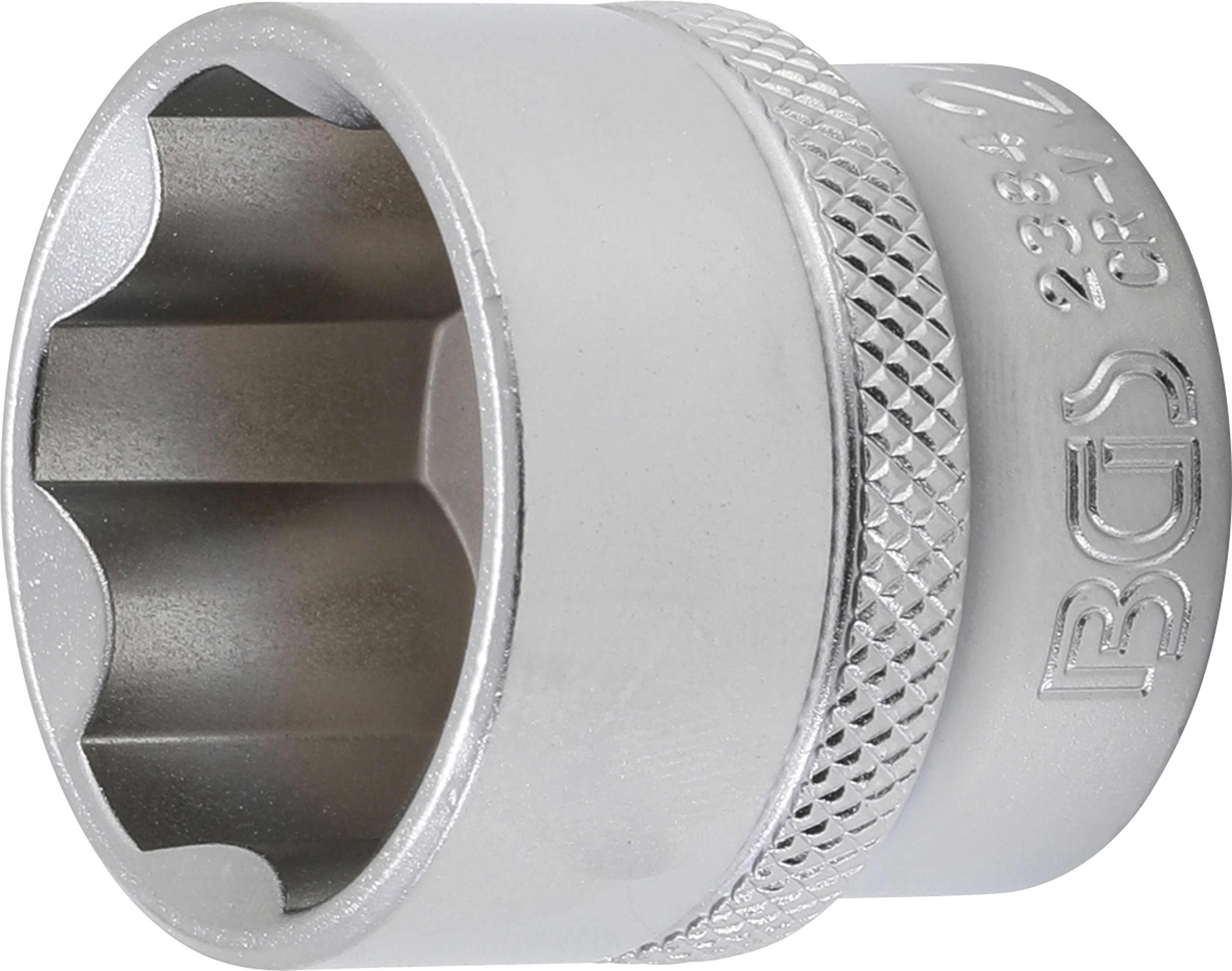 BGS Steckschlüssel-Einsatz Super Lock | Antrieb Innenvierkant 10 mm (3/8") | SW 24 mm