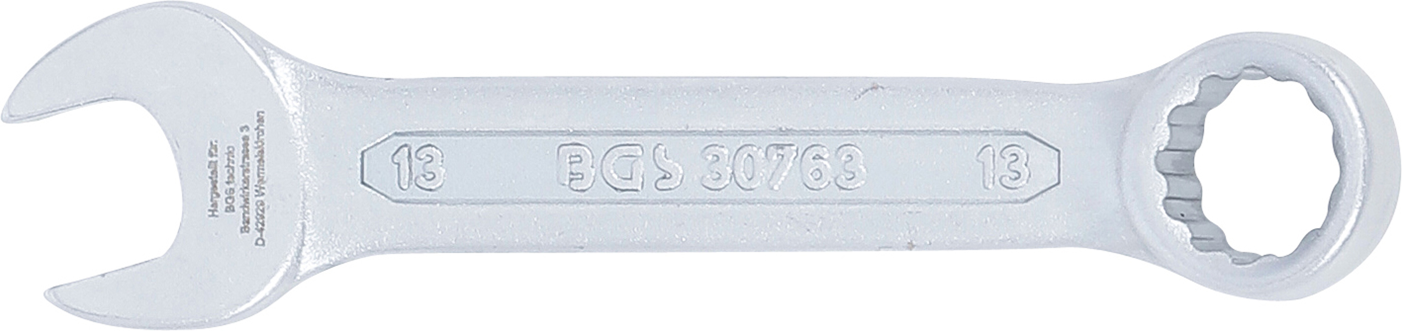 BGS Maul-Ringschlüssel, extra kurz | SW 13 mm