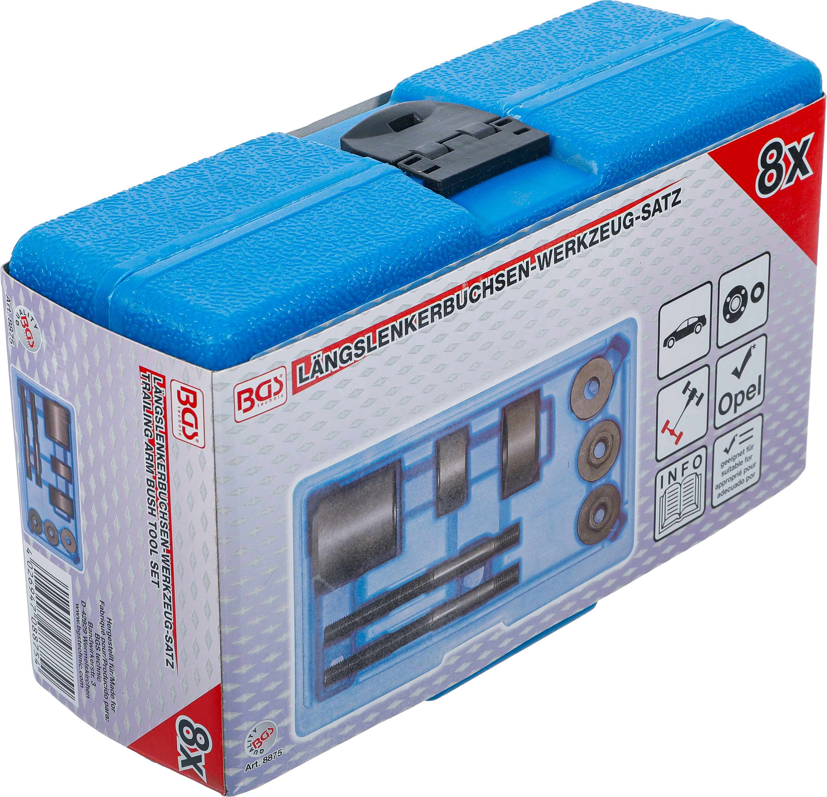 BGS Längslenkerbuchsen-Werkzeug-Satz | für Opel Vectra