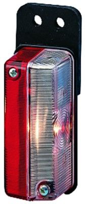 Markierungslicht L/R, rot, Halogen/T4W, höhe 42mm; breite 115mm; tiefe 45mm, 12/24V