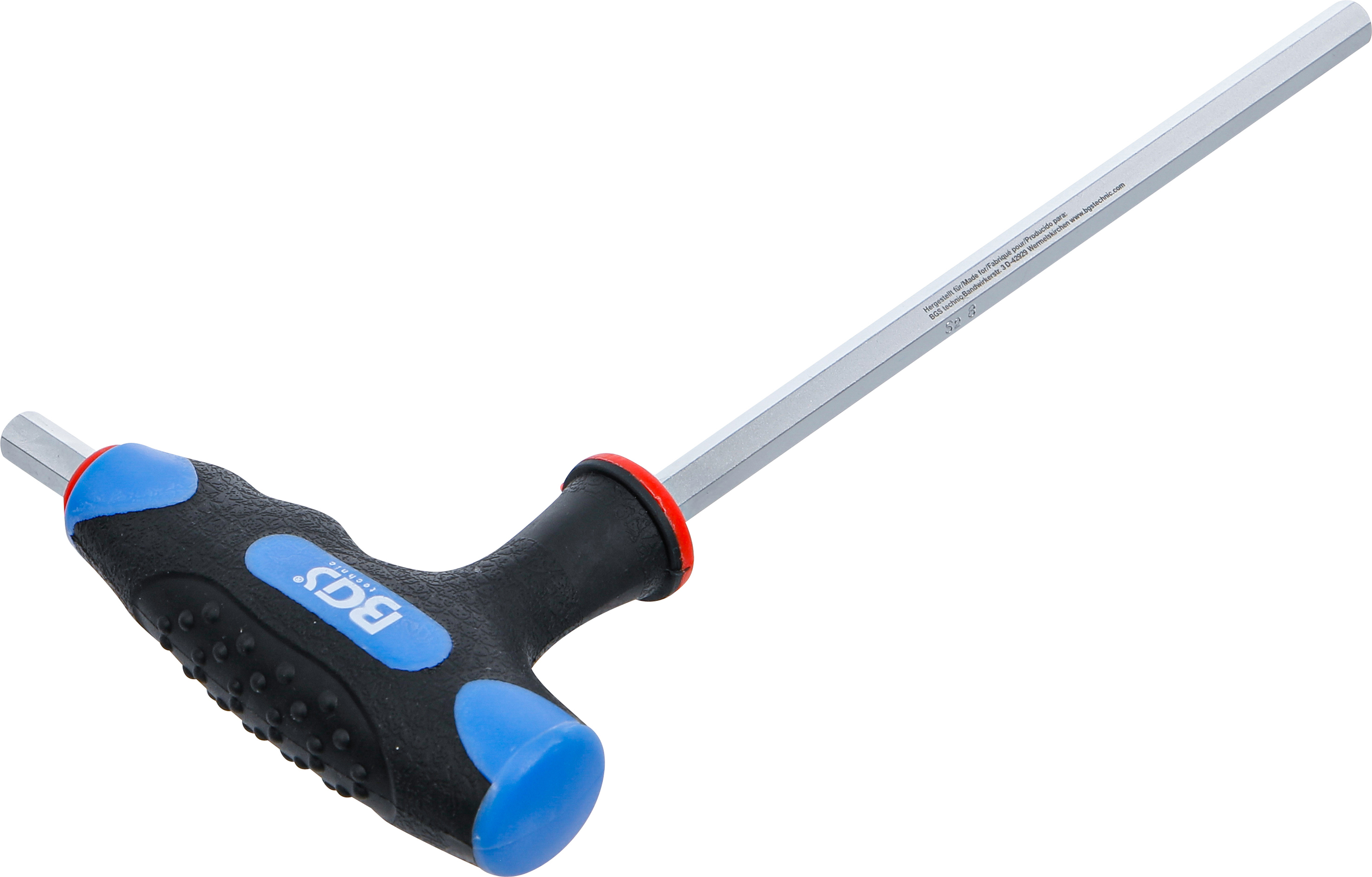 BGS Schraubendreher mit T-Griff und seitlicher Klinge | Innensechskant 8 mm