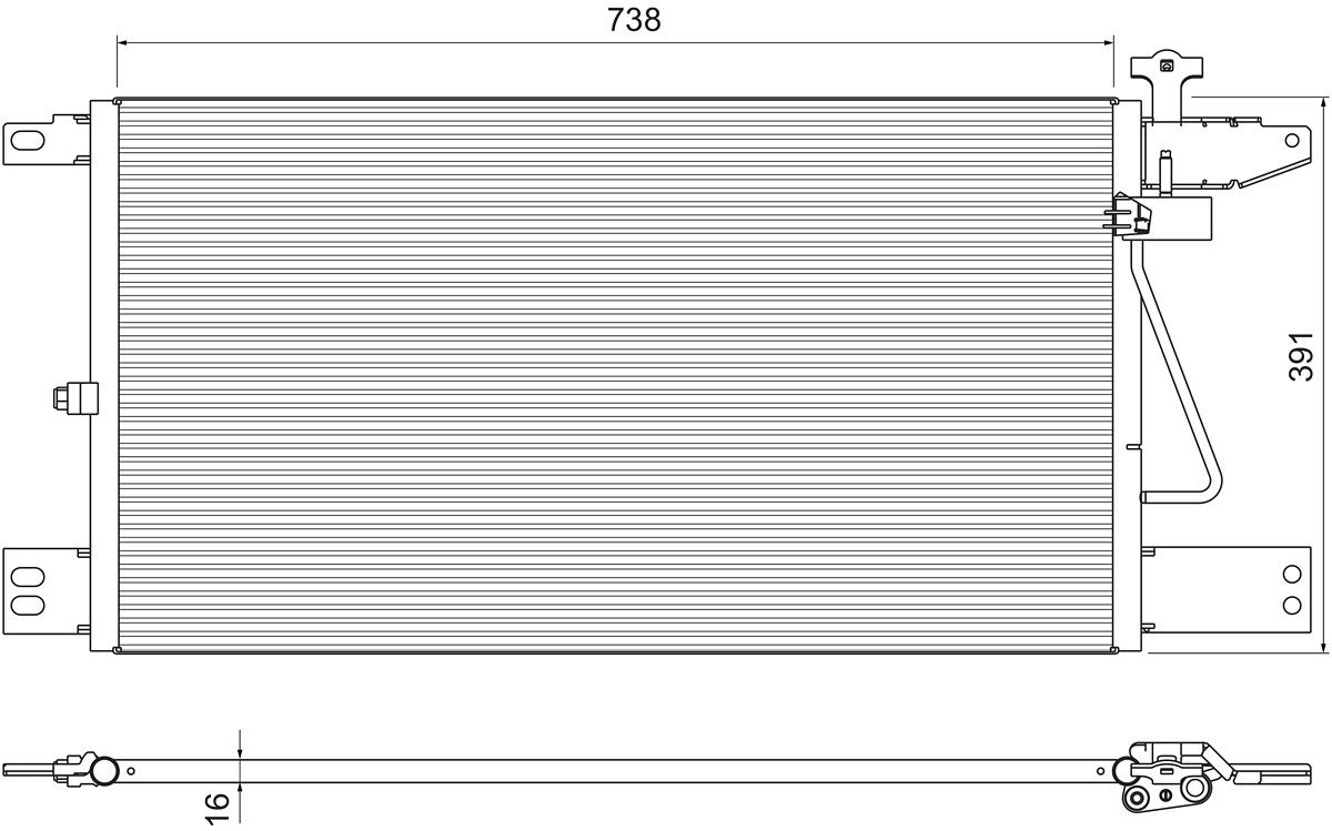 Kondensator, Klimaanlage